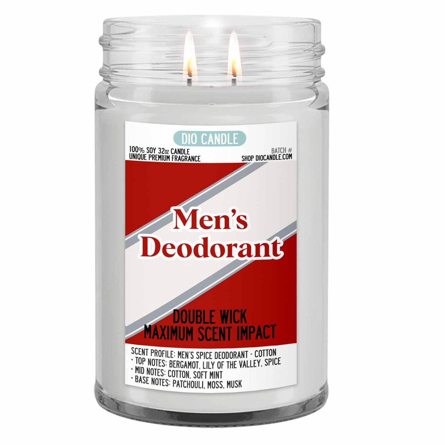 Men's Deodorant Candle