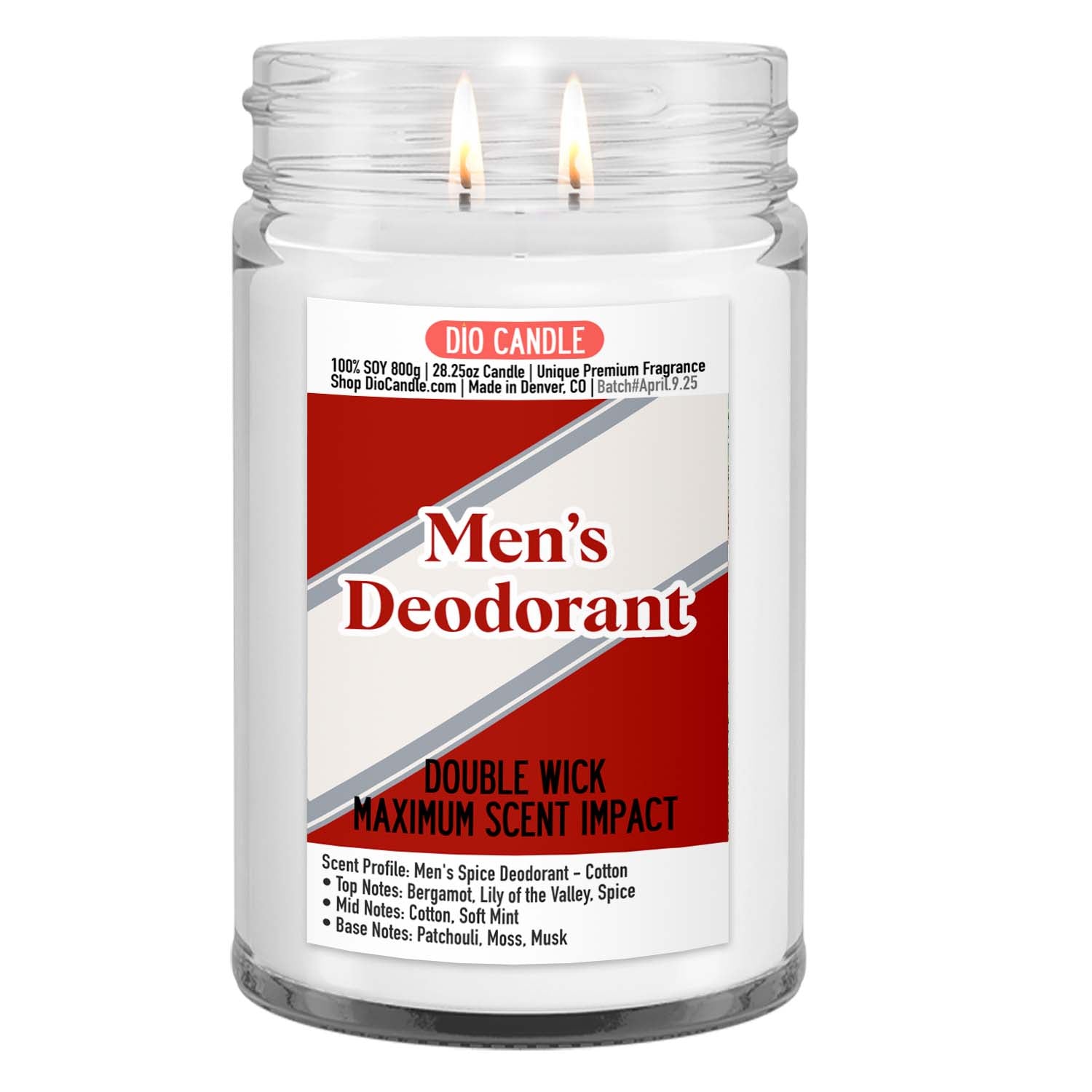 Men's Deodorant Candle