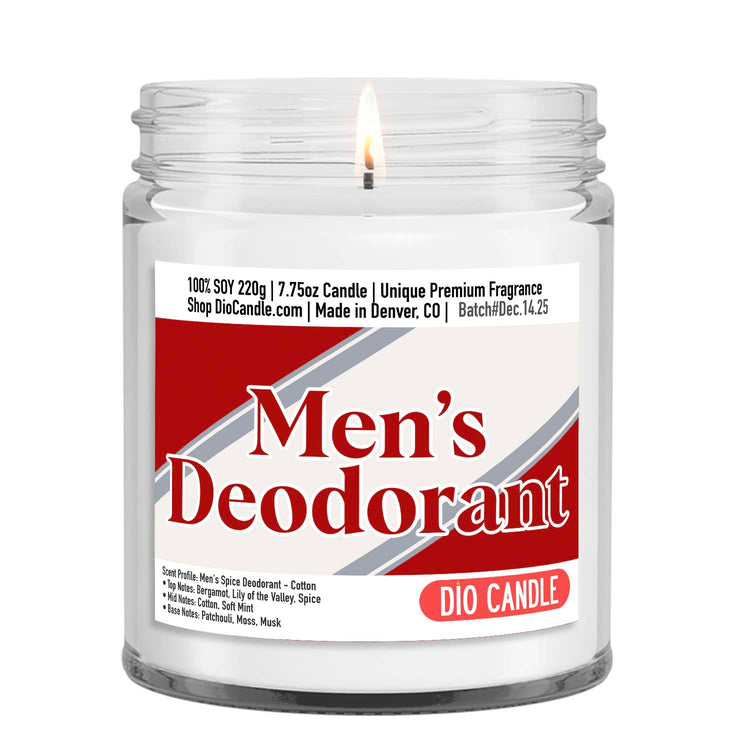 Men's Deodorant Candle