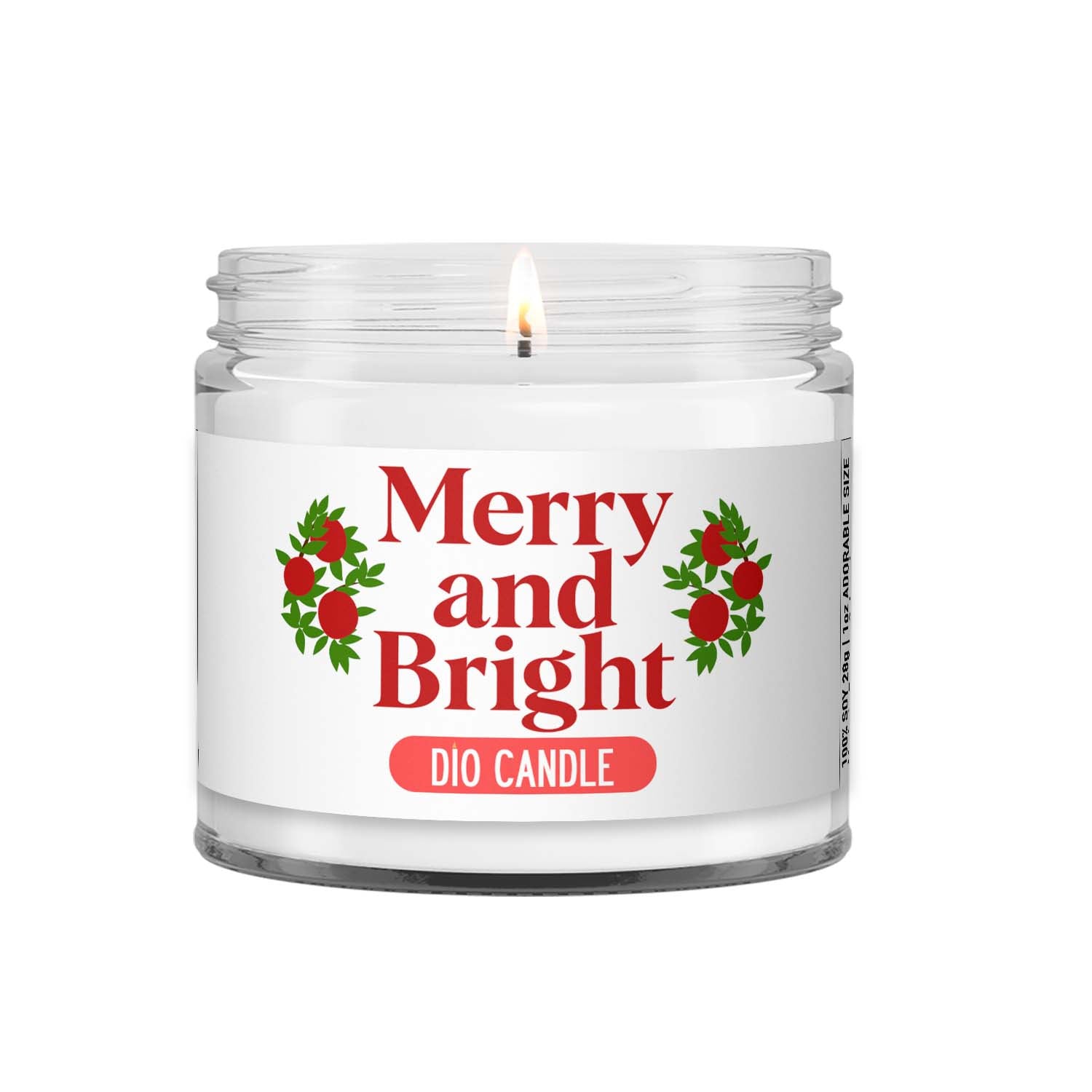 Merry and Bright Candle