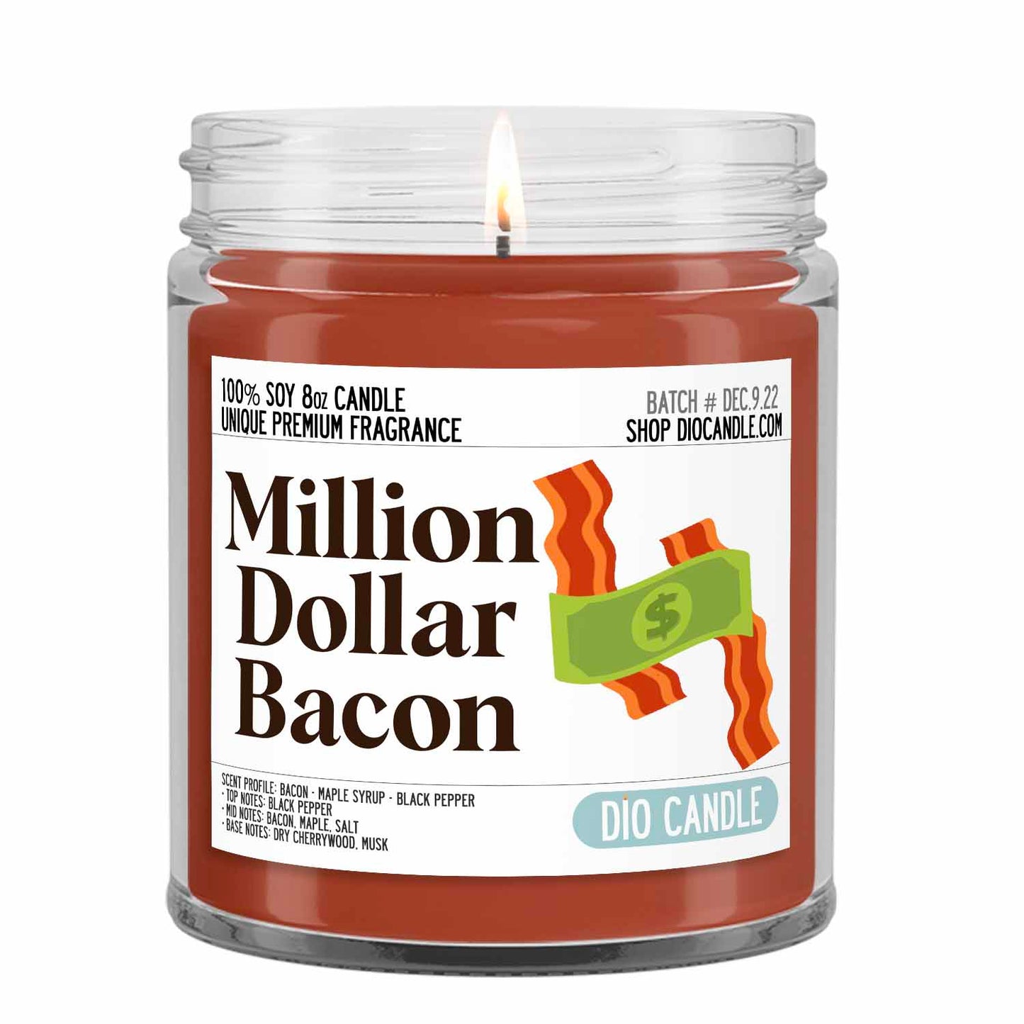 Million Dollar Bacon Candle