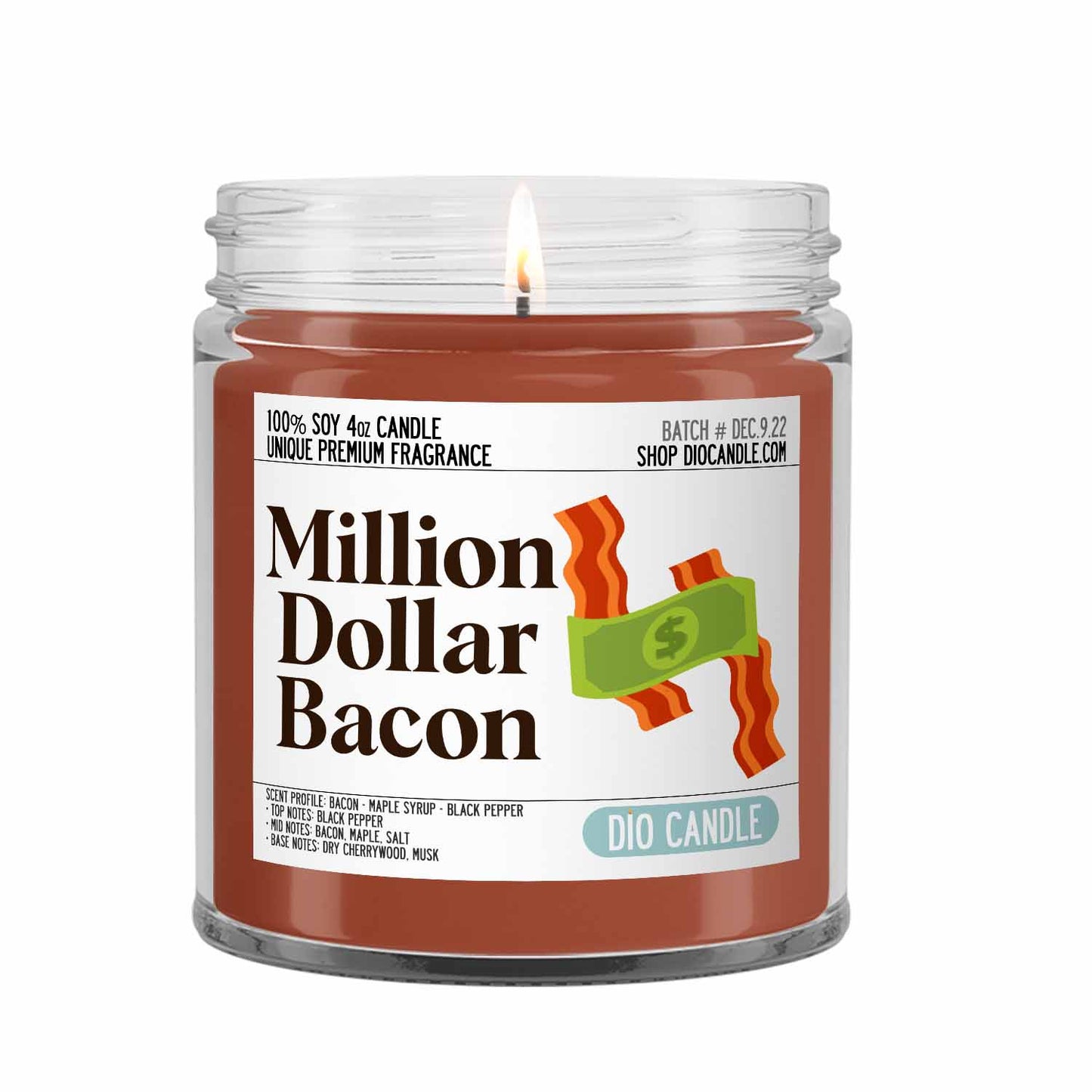 Million Dollar Bacon Candle