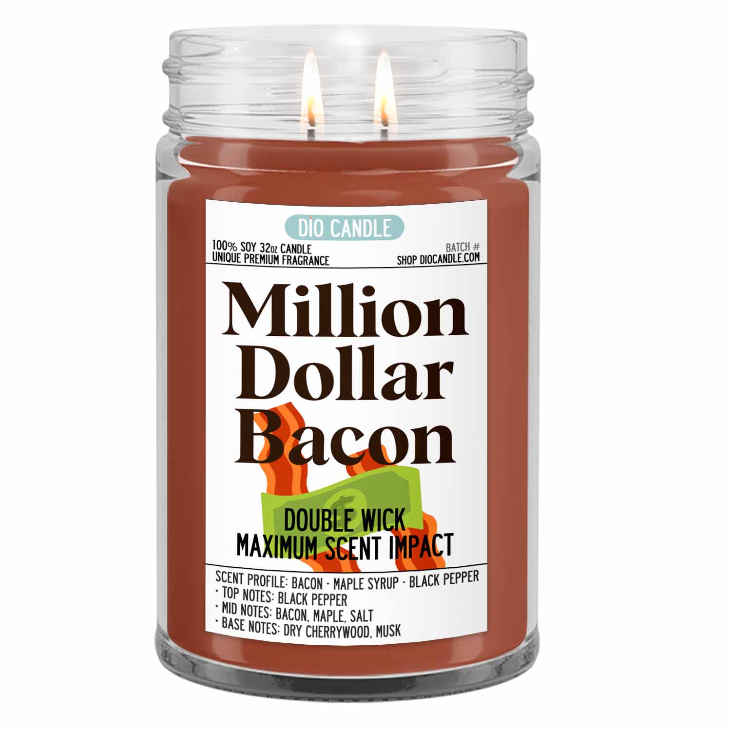 Million Dollar Bacon Candle