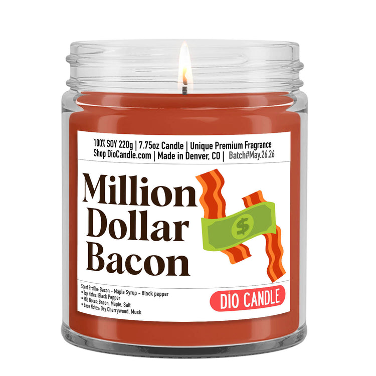 Million Dollar Bacon Candle