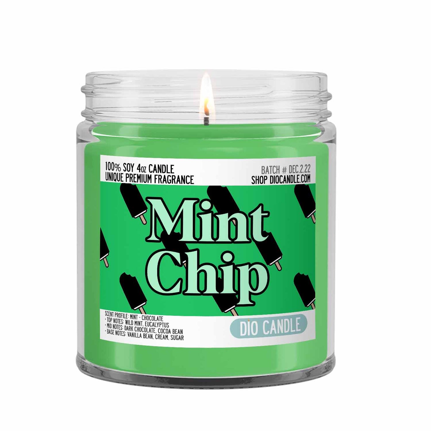 Mint Chip Ice Cream Candle