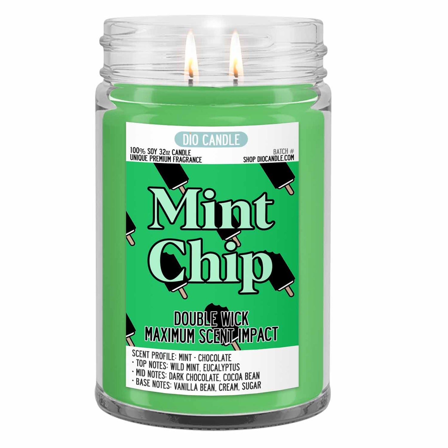 Mint Chip Ice Cream Candle