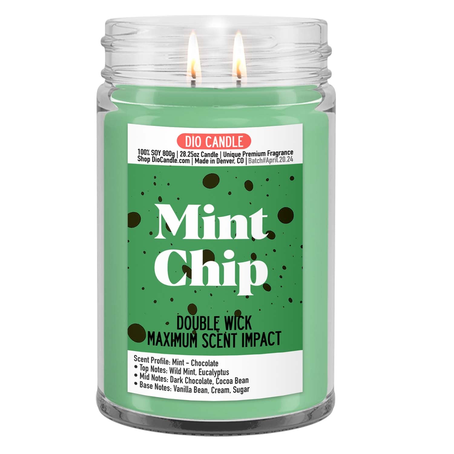 Mint Chip Ice Cream Candle