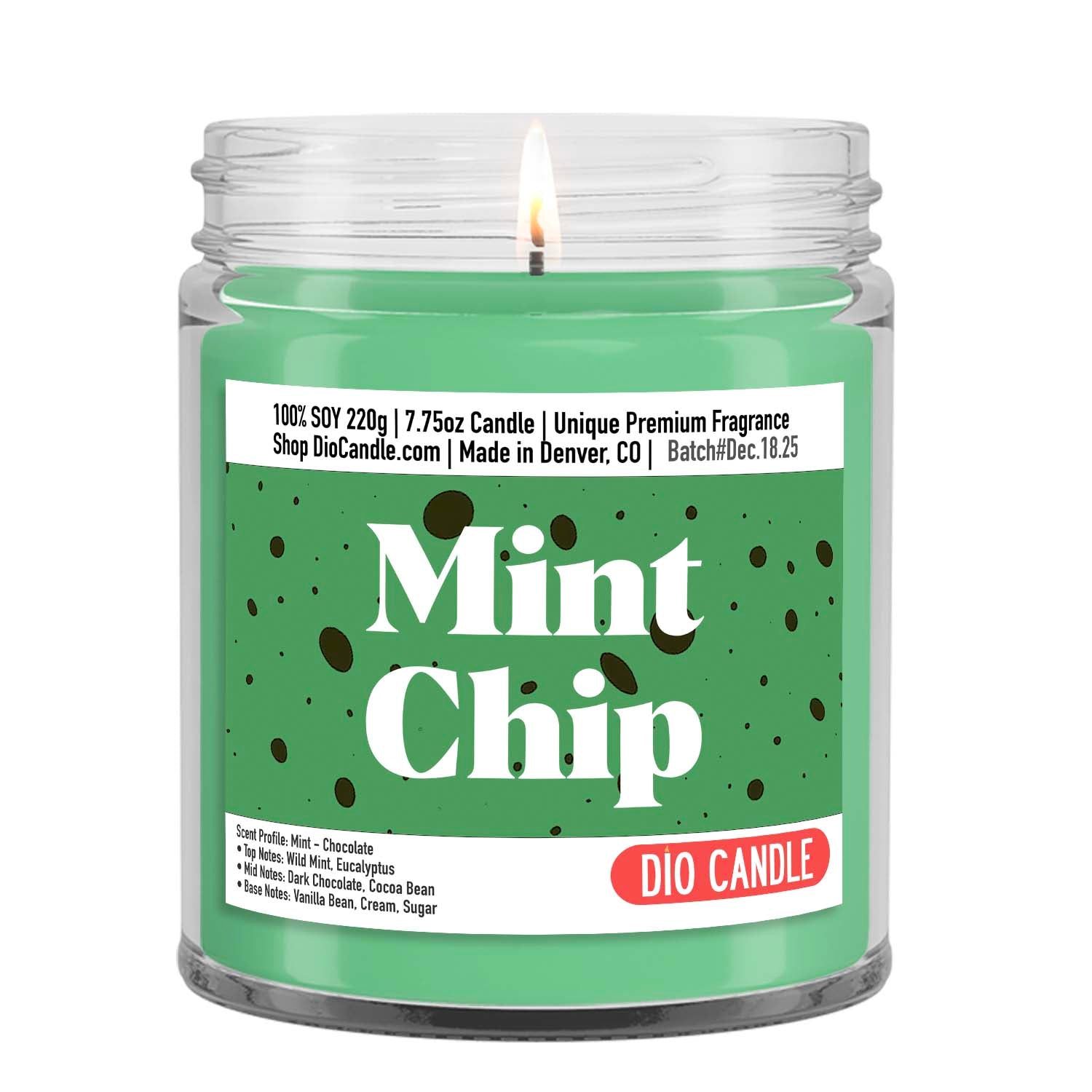 Mint Chip Ice Cream Candle