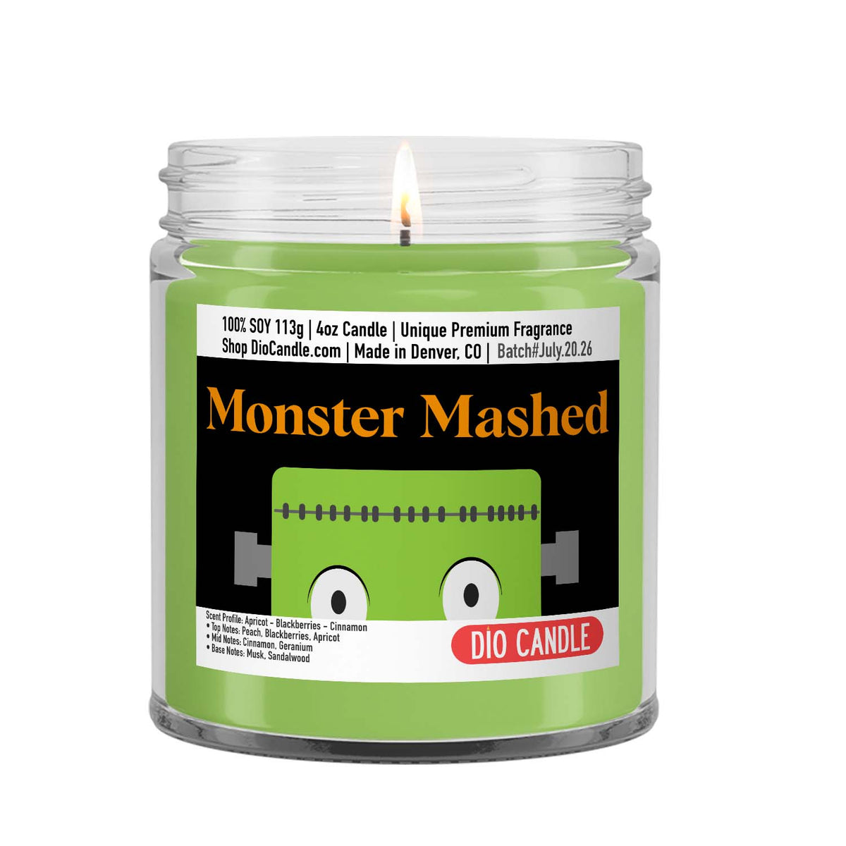 Monster Mashed Candle