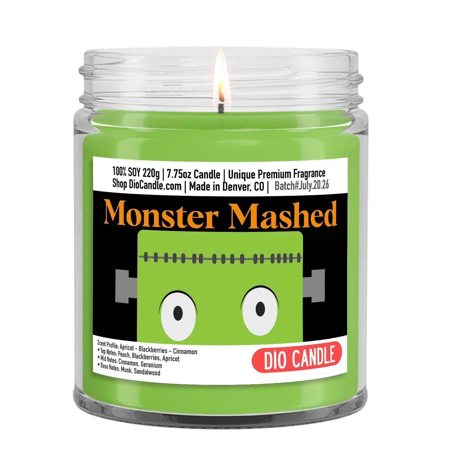 Monster Mashed Candle