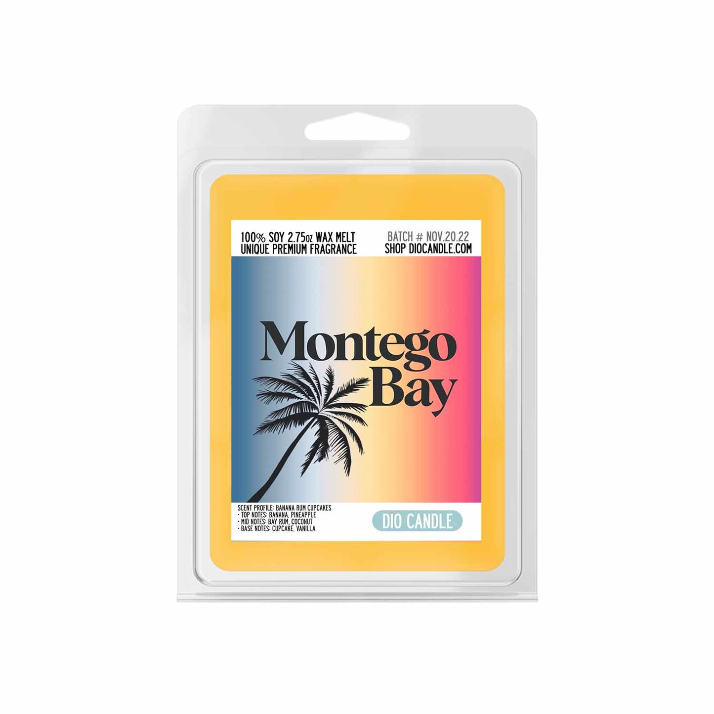 Montego Bay Cupcake Candle