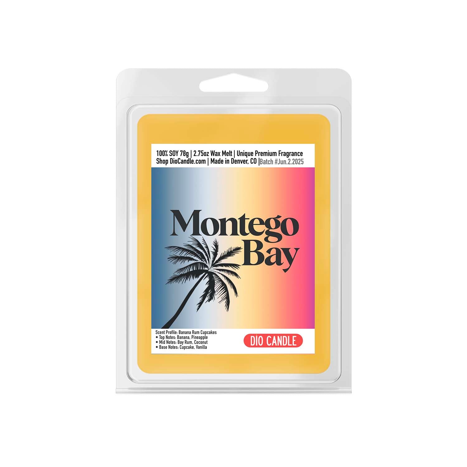 Montego Bay Cupcake Candle