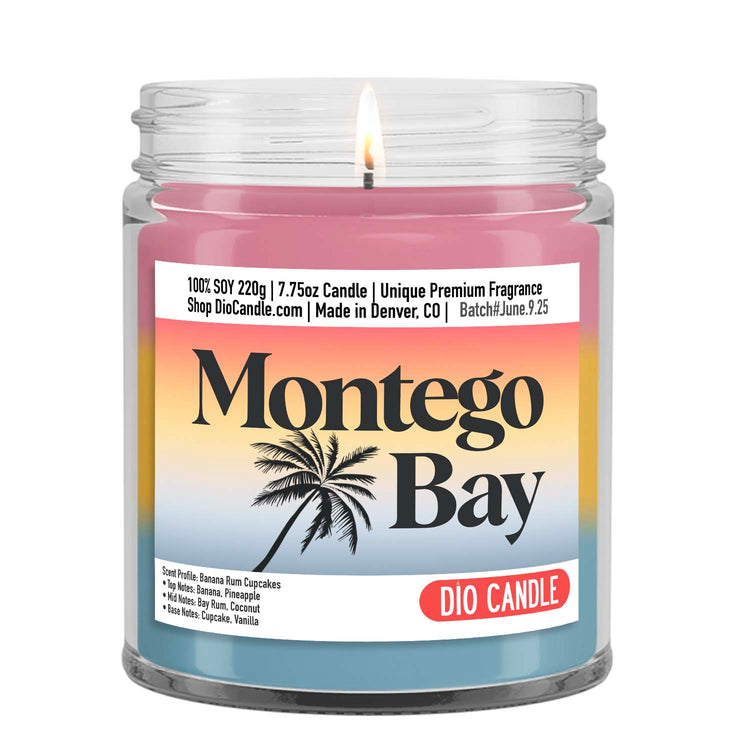 Montego Bay Cupcake Candle