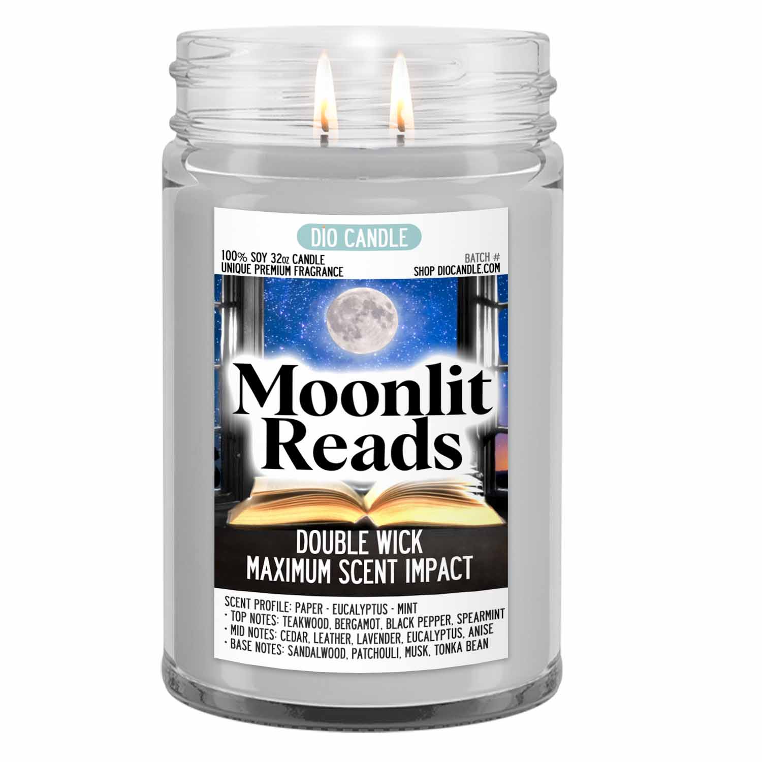 Moonlit Reads Candle