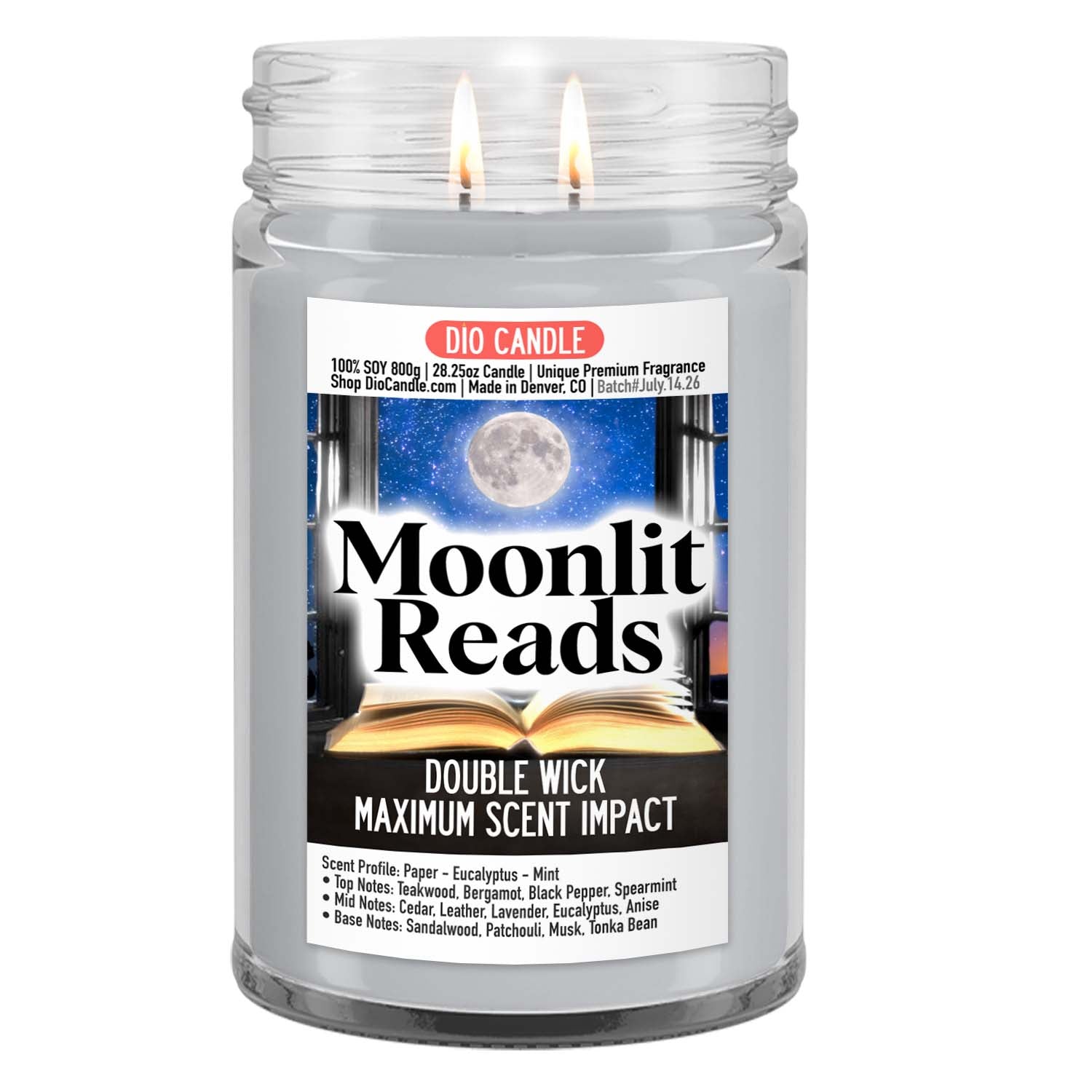 Moonlit Reads Candle