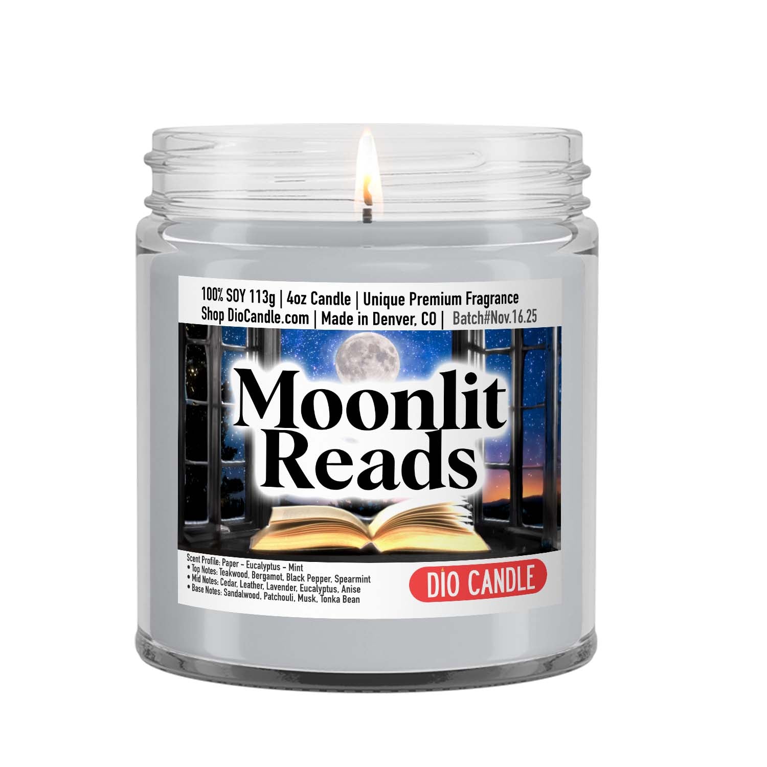 Moonlit Reads Candle