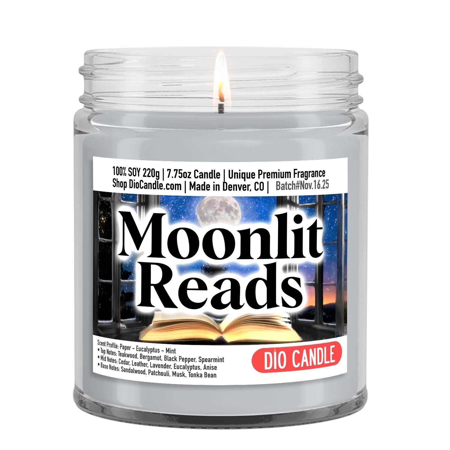 Moonlit Reads Candle