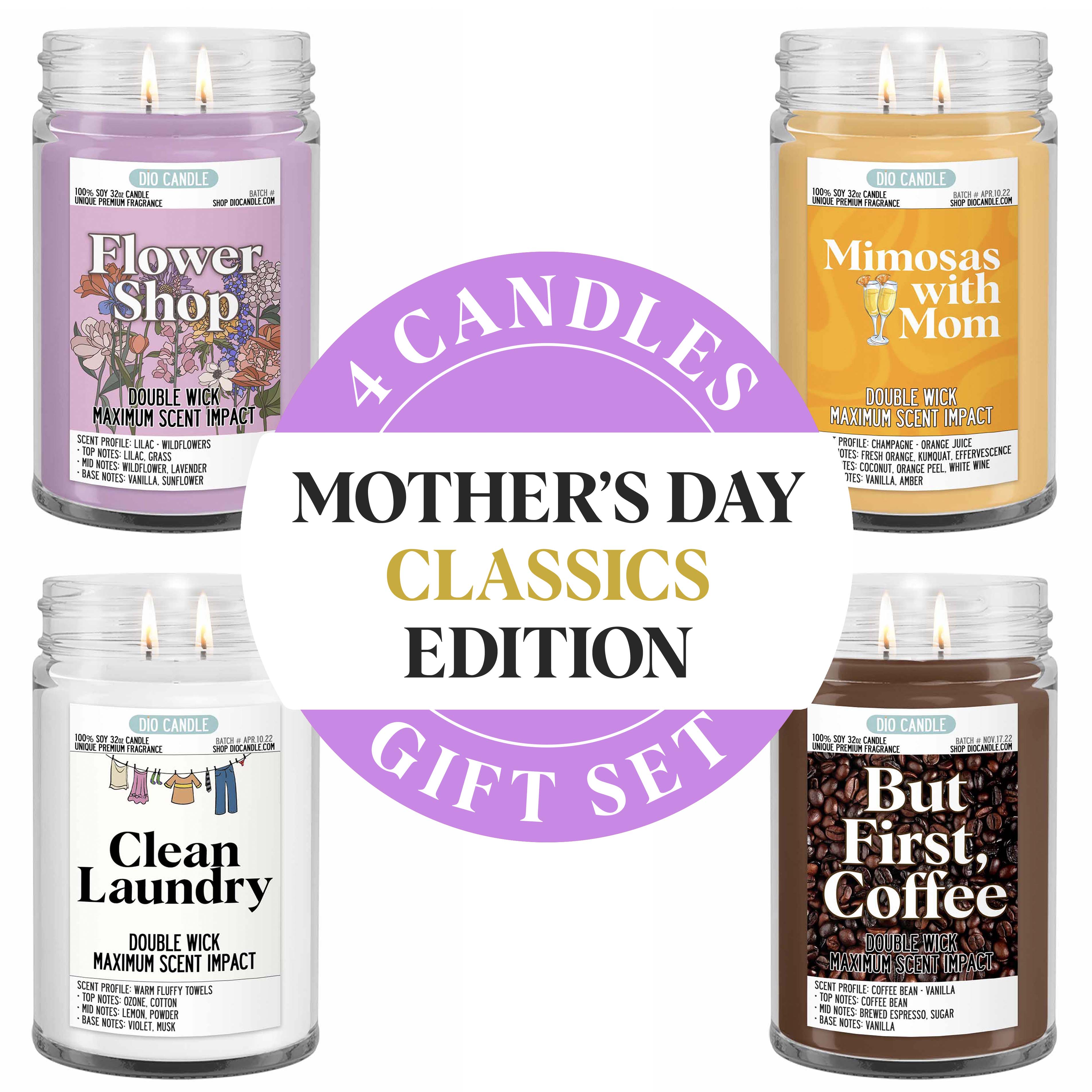 Mother's Day Classic Candle Gift Set