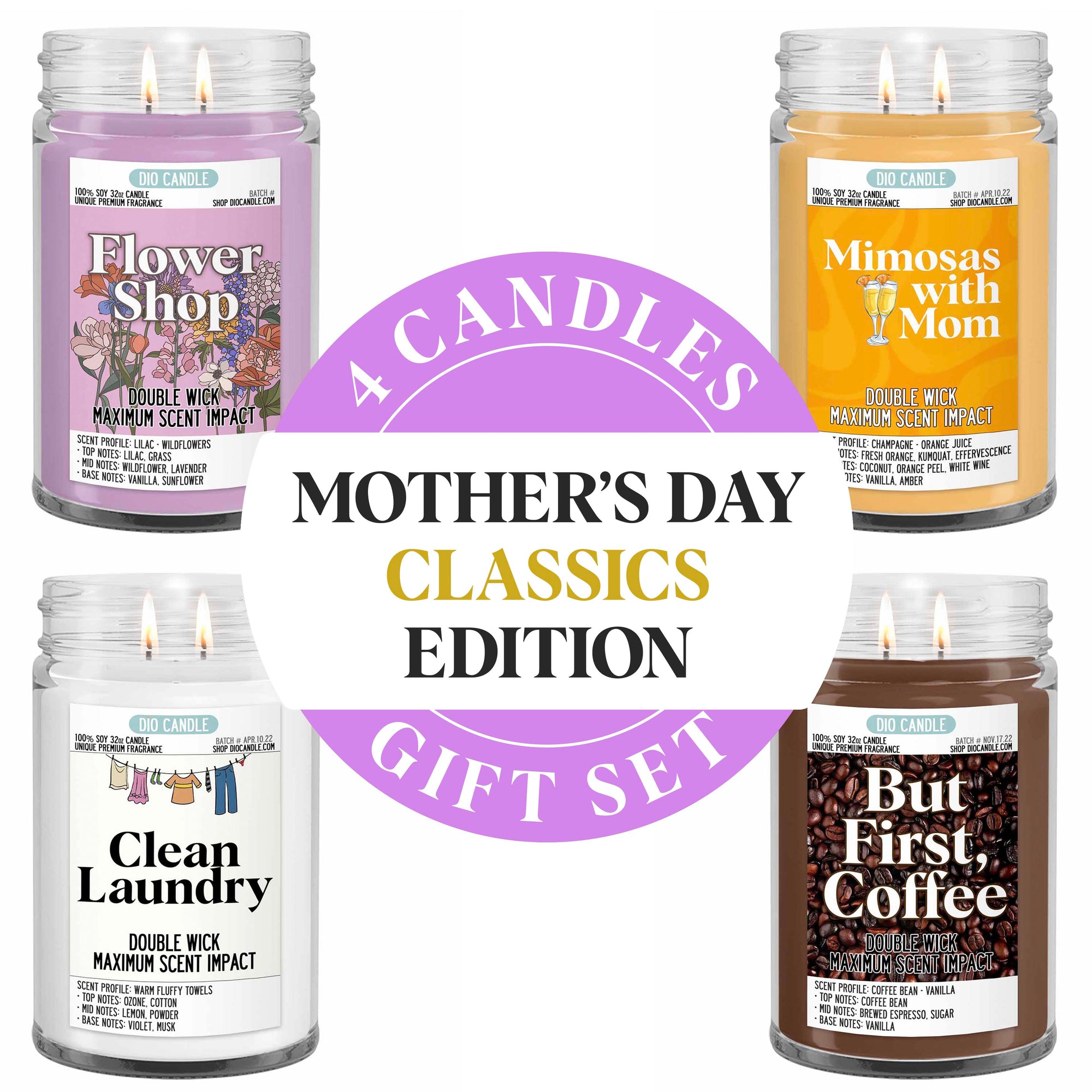 Mother's Day Classic Candle Gift Set