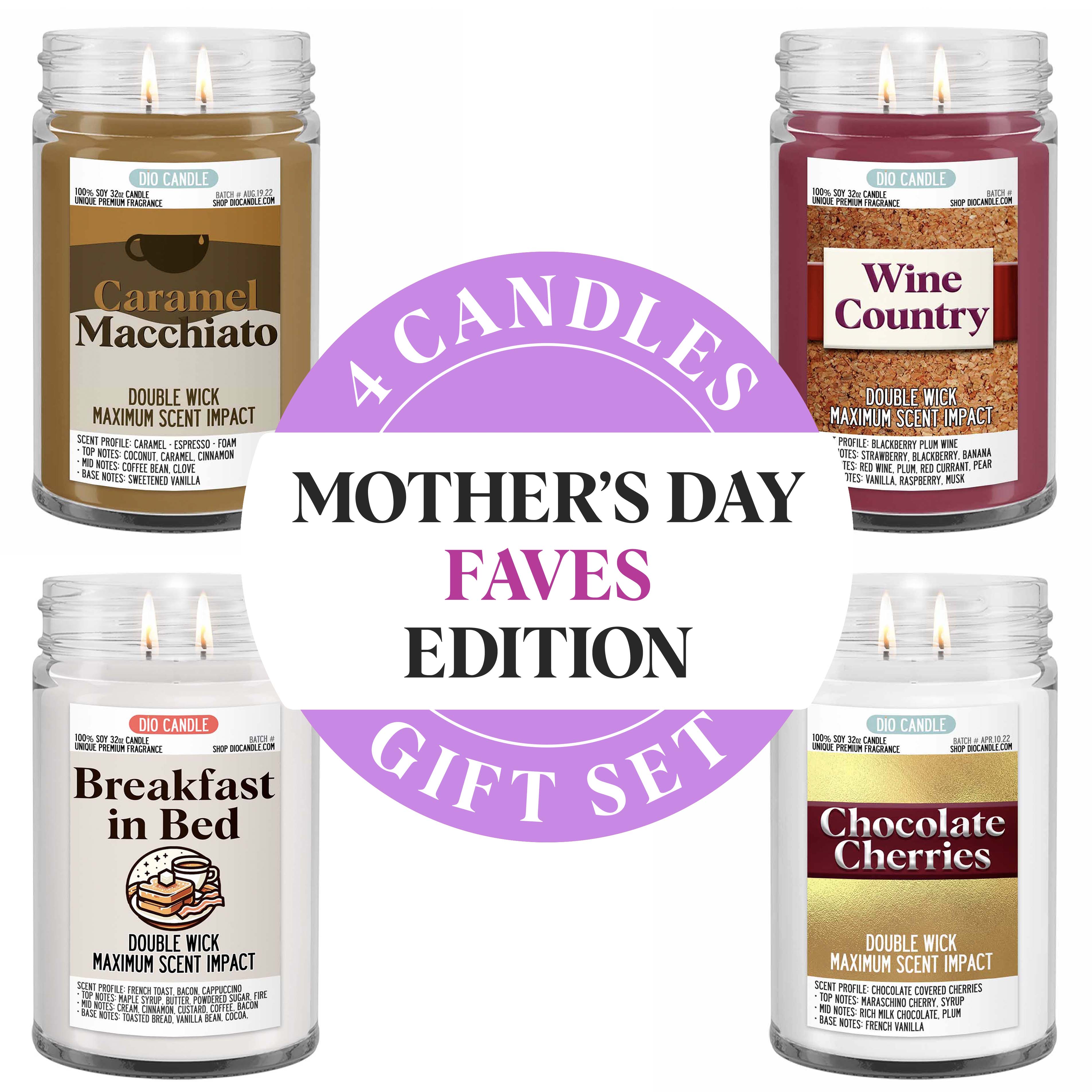 Mother's Day Faves Candle Gift Set