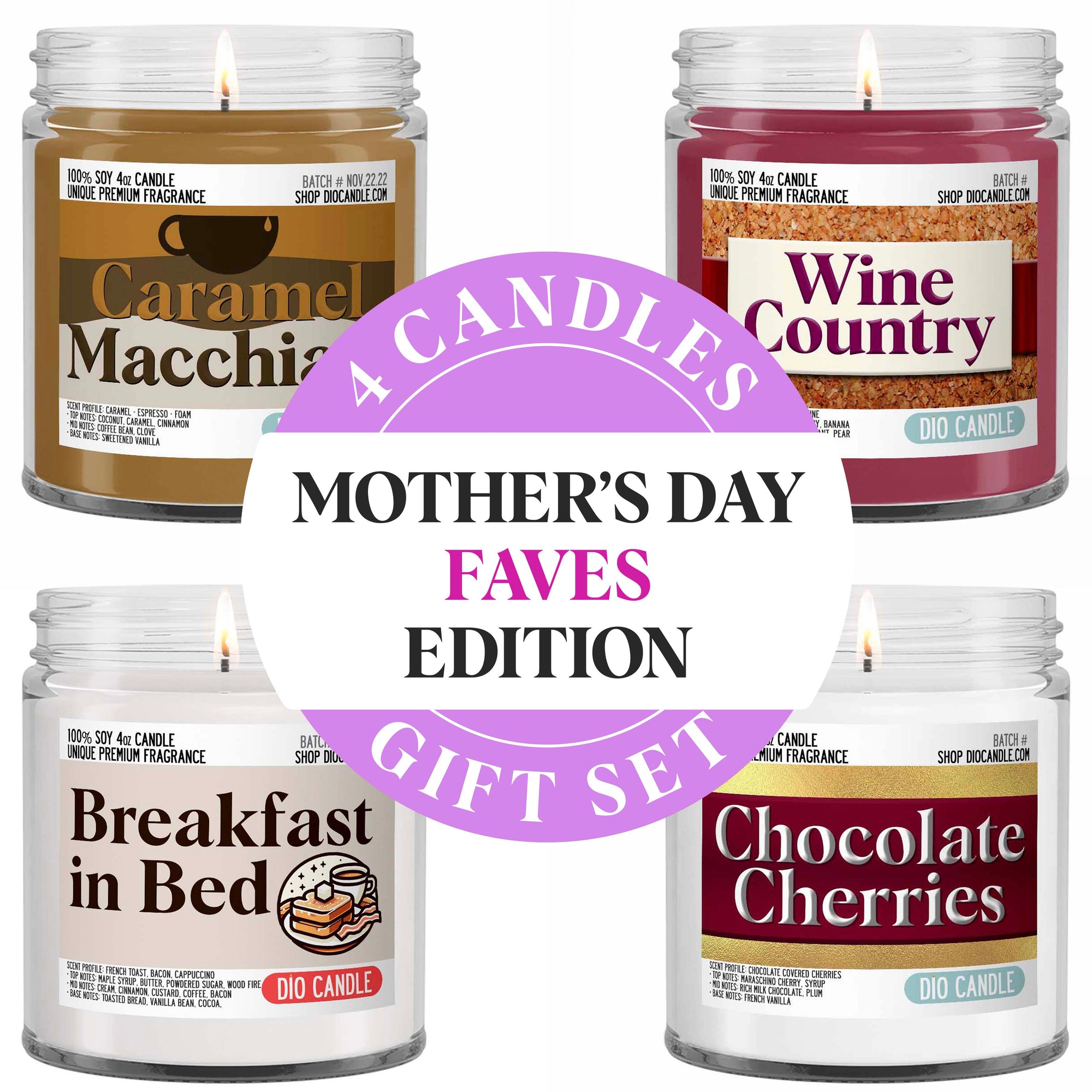 Mother's Day Faves Candle Gift Set
