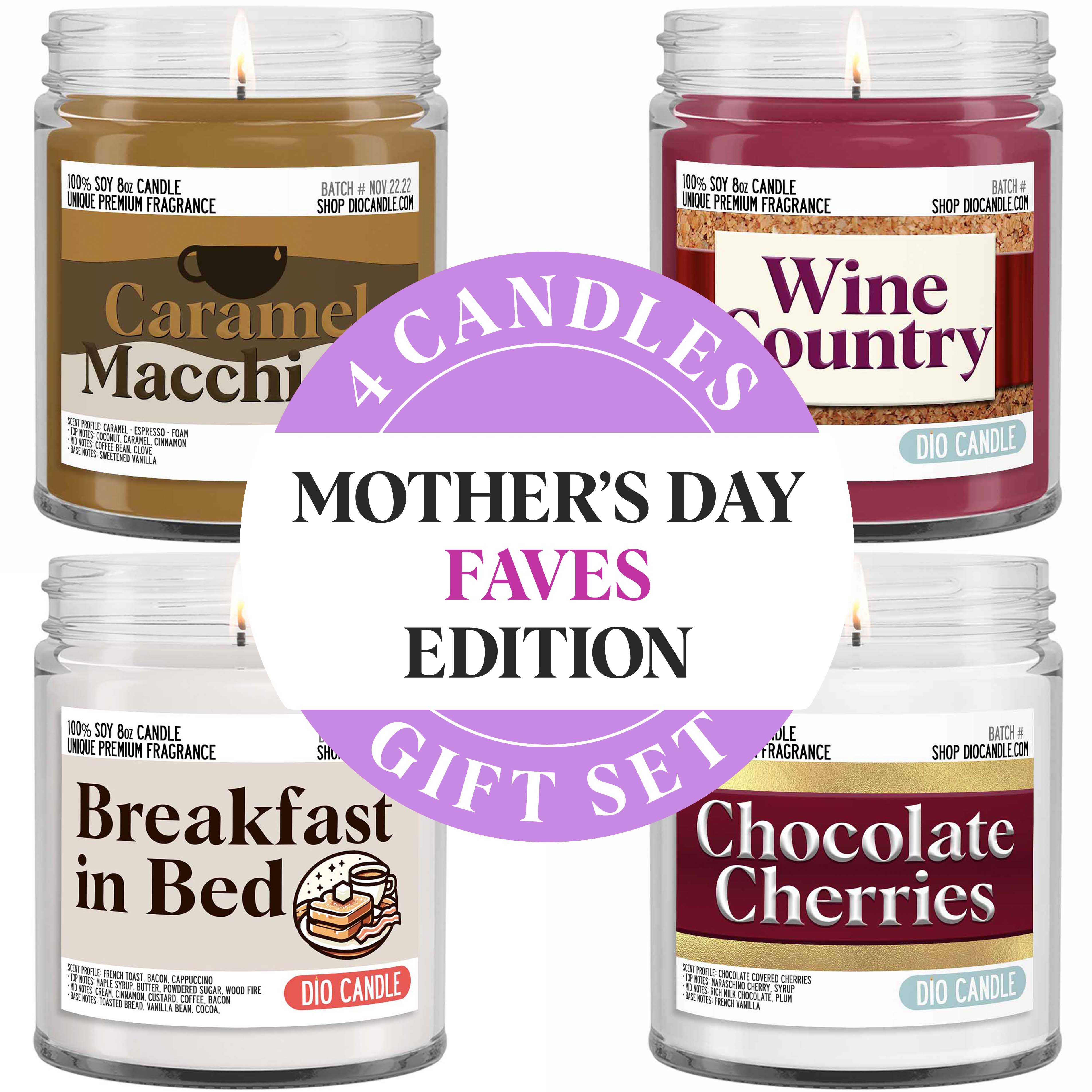 Mother's Day Faves Candle Gift Set