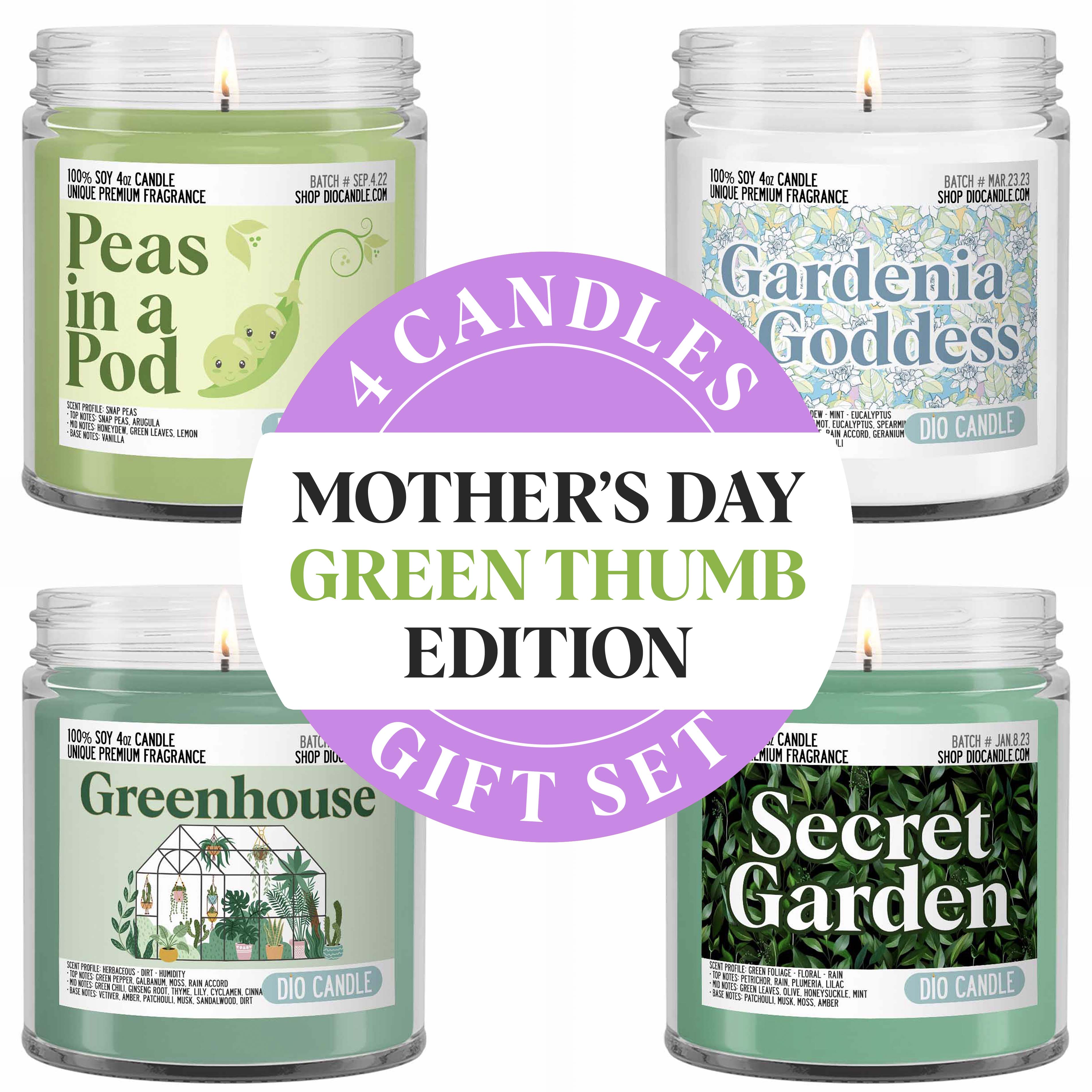 Mother's Day Green Thumb Candle Gift Set