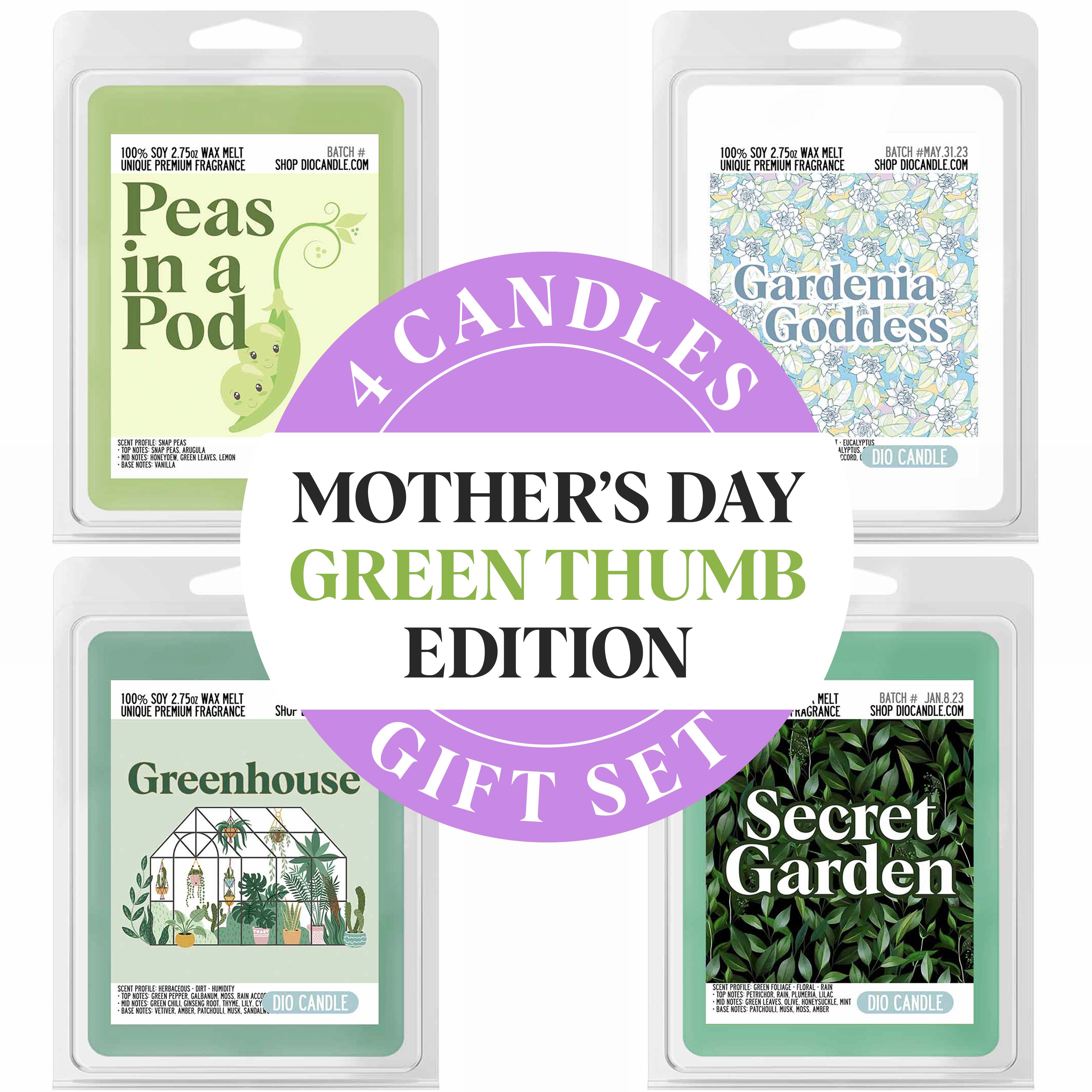 Mother's Day Green Thumb Candle Gift Set