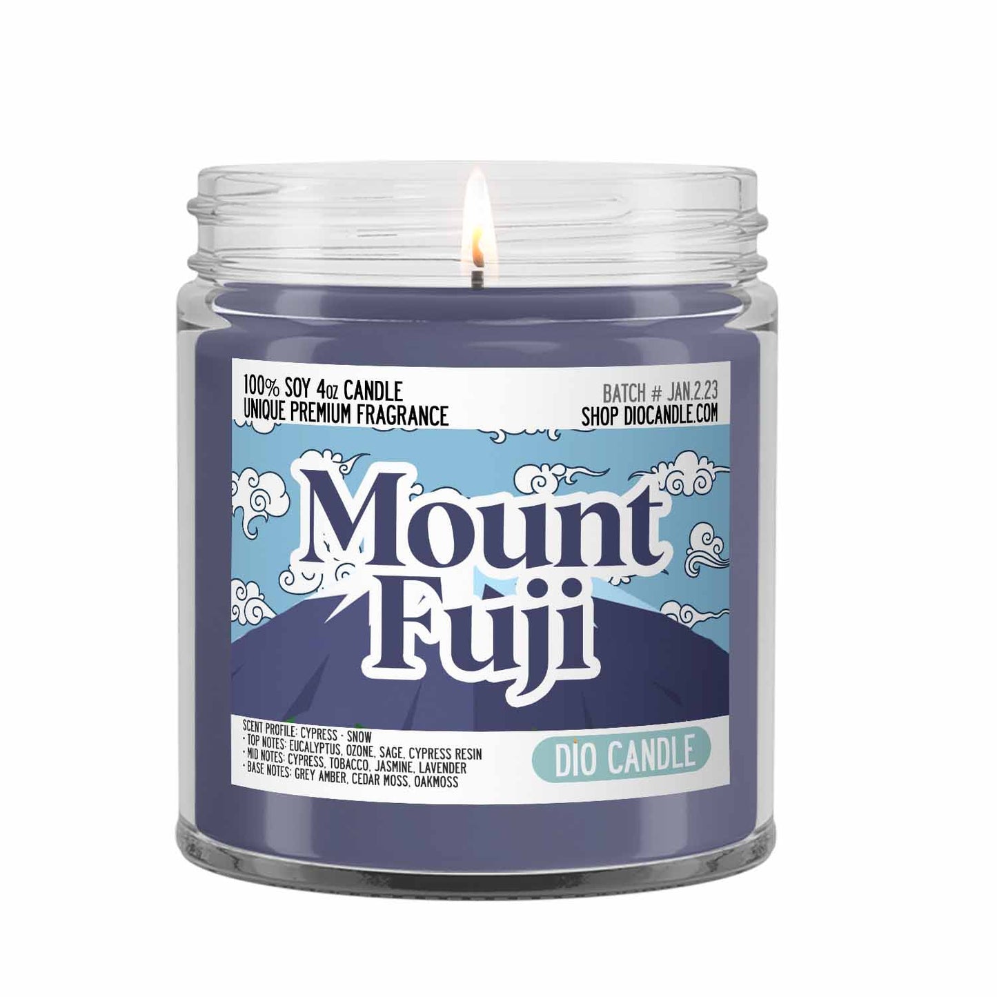 Mount Fuji Japan Candle