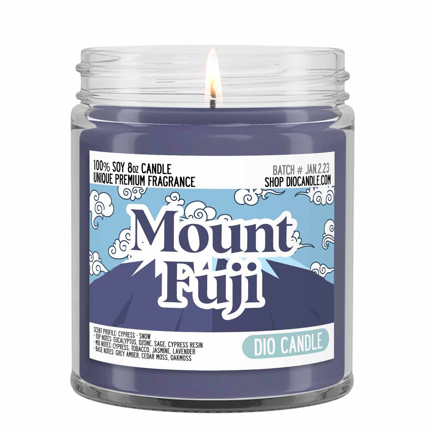 Mount Fuji Japan Candle