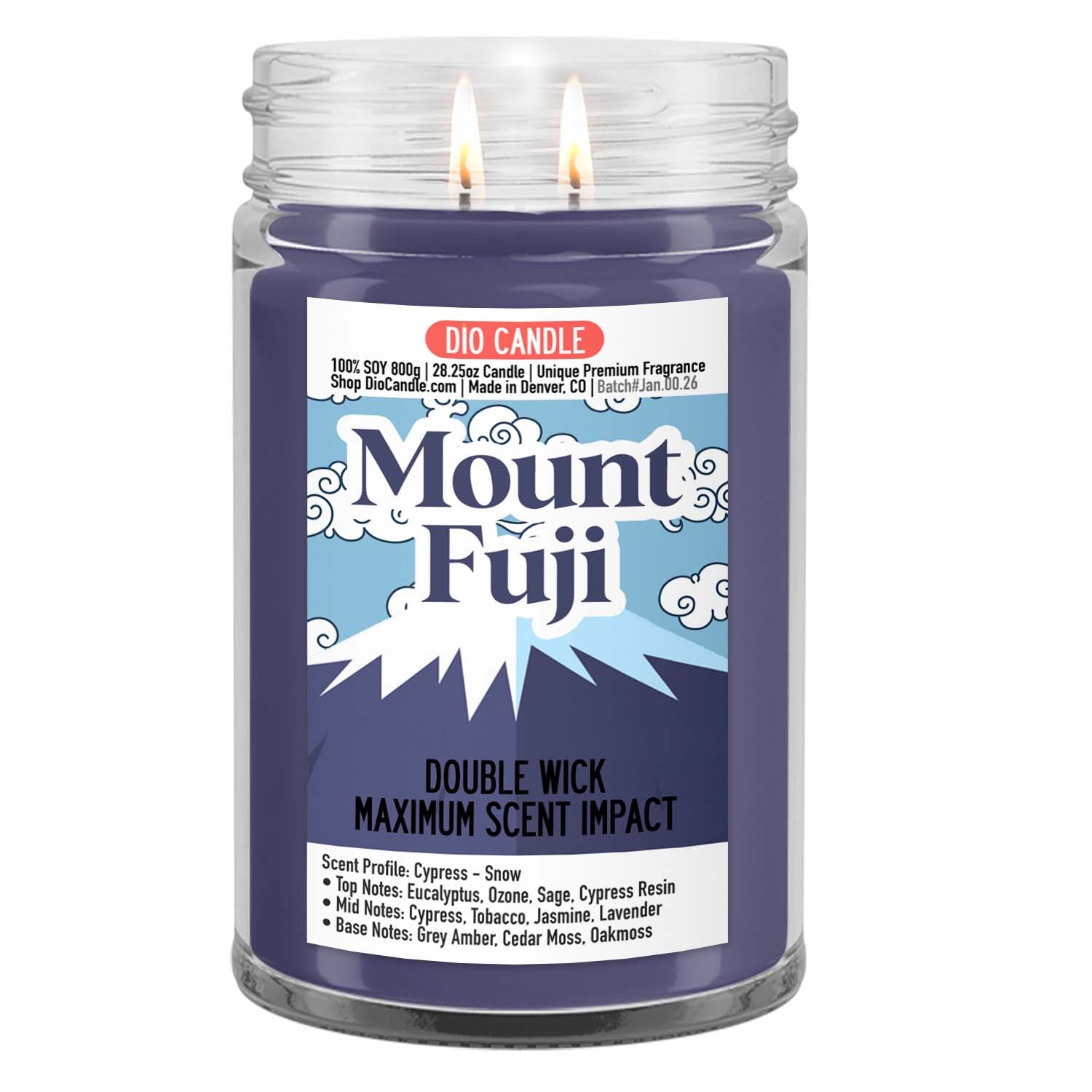 Mount Fuji Japan Candle