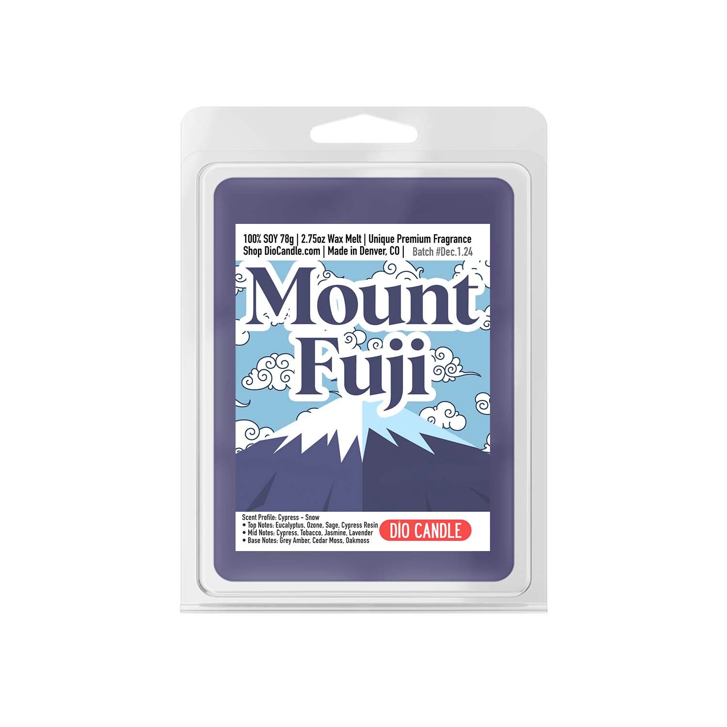 Mount Fuji Japan Candle