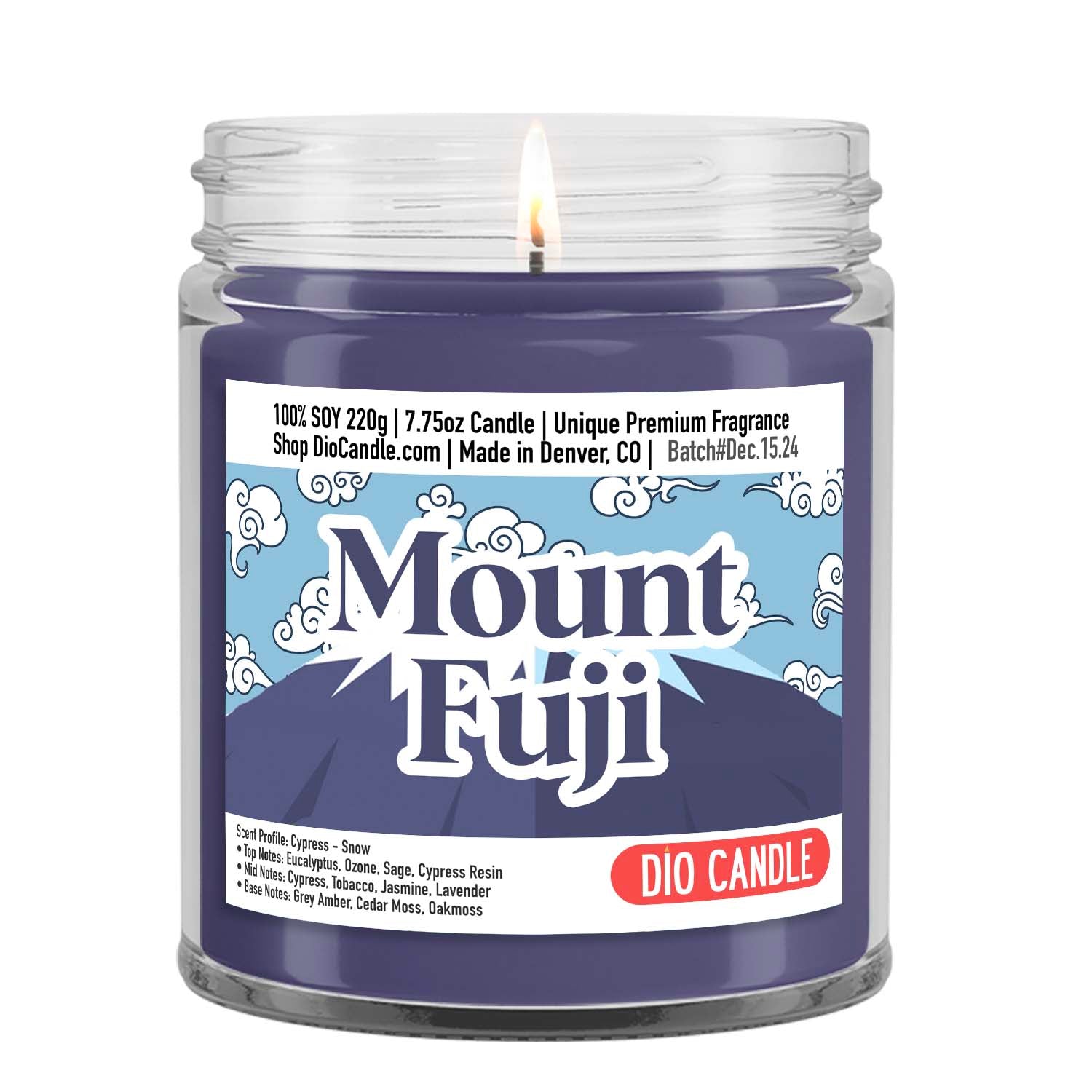 Mount Fuji Japan Candle
