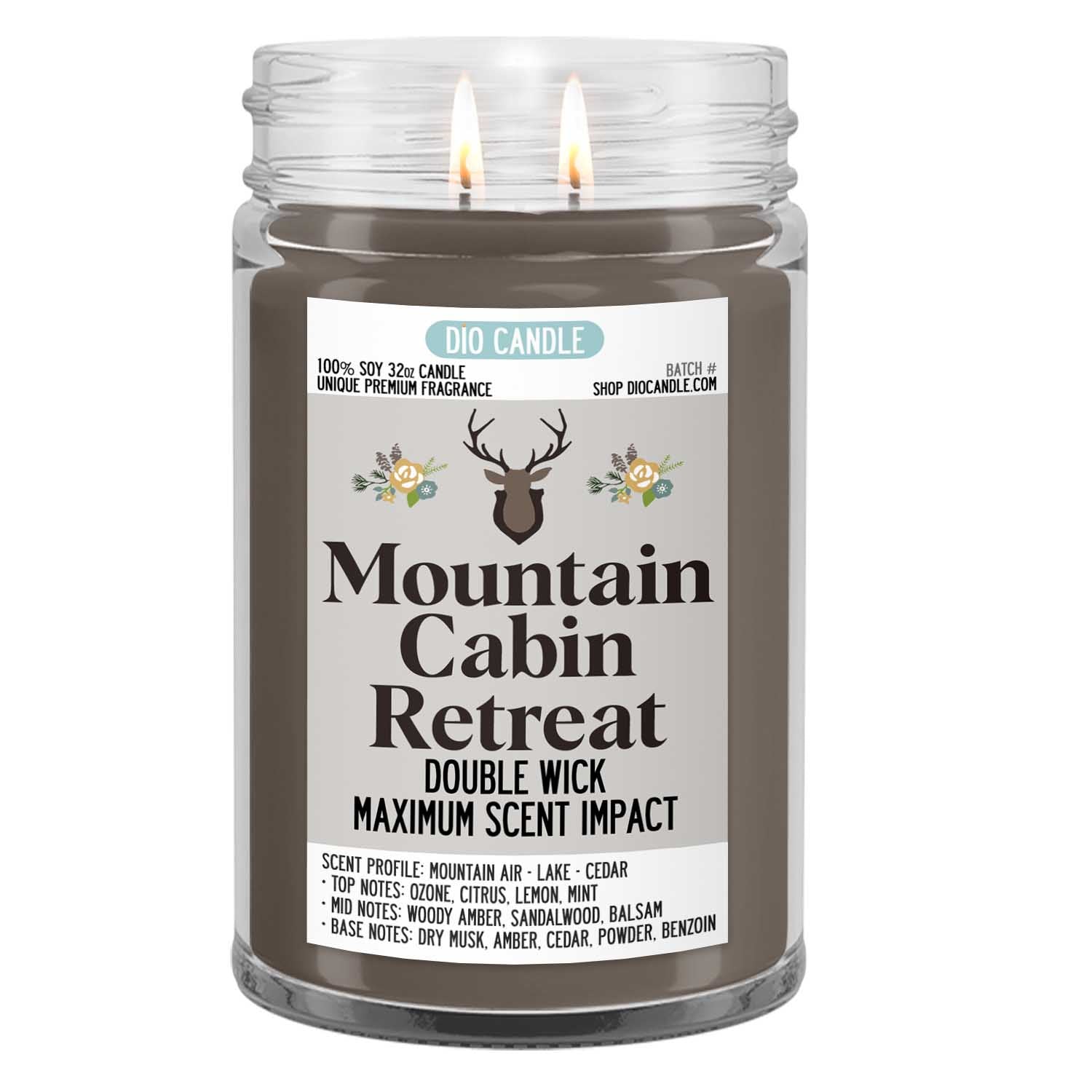 Mountain Cabin Retreat Candle