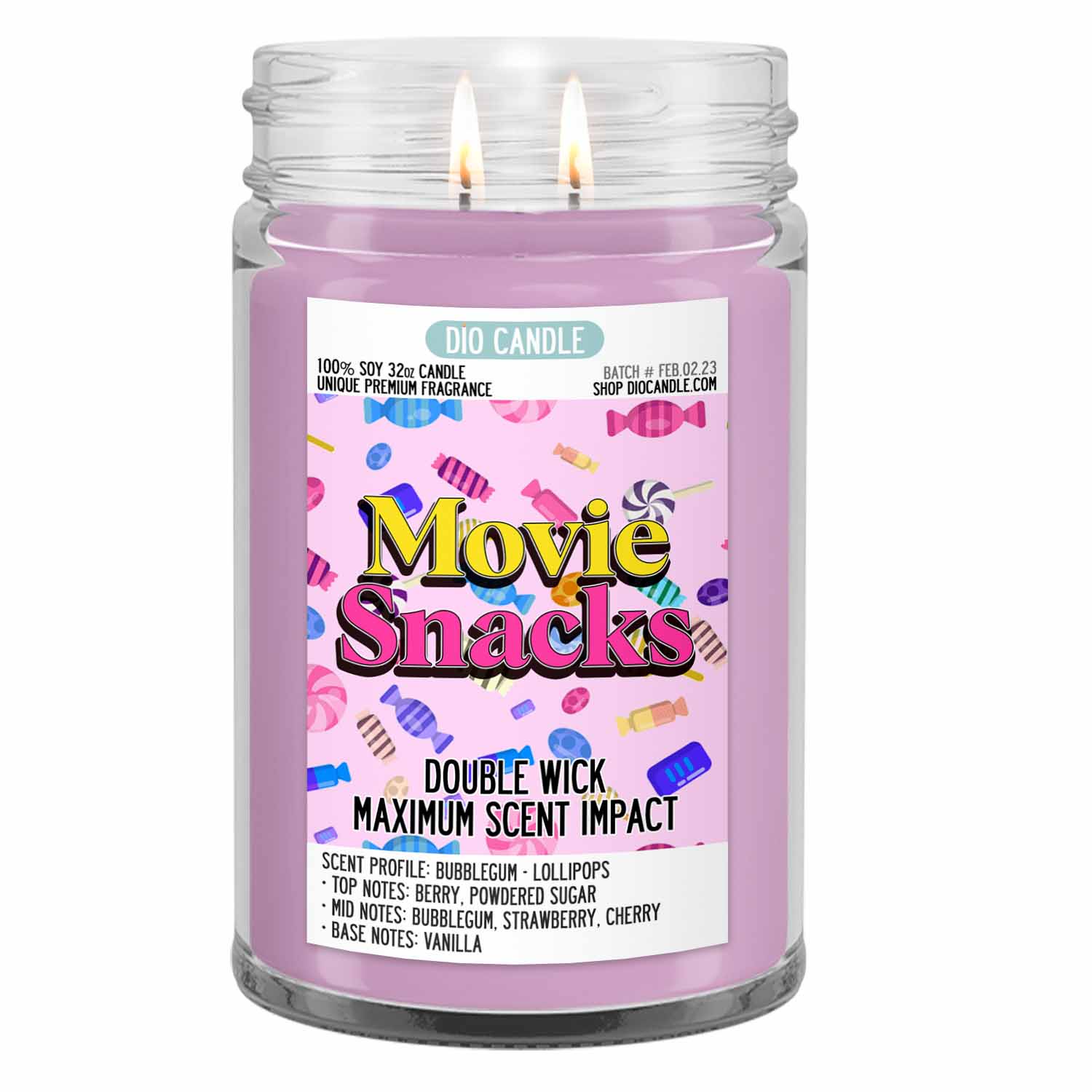 Movie Snacks Candle