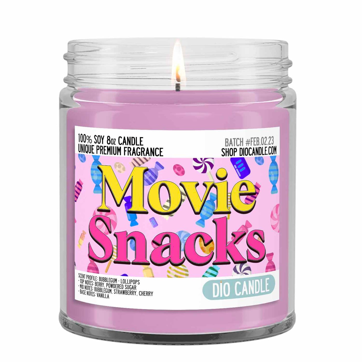 Movie Snacks Candle