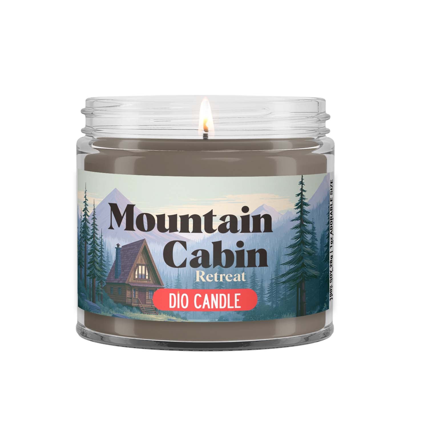 Mountain Cabin Retreat Candle
