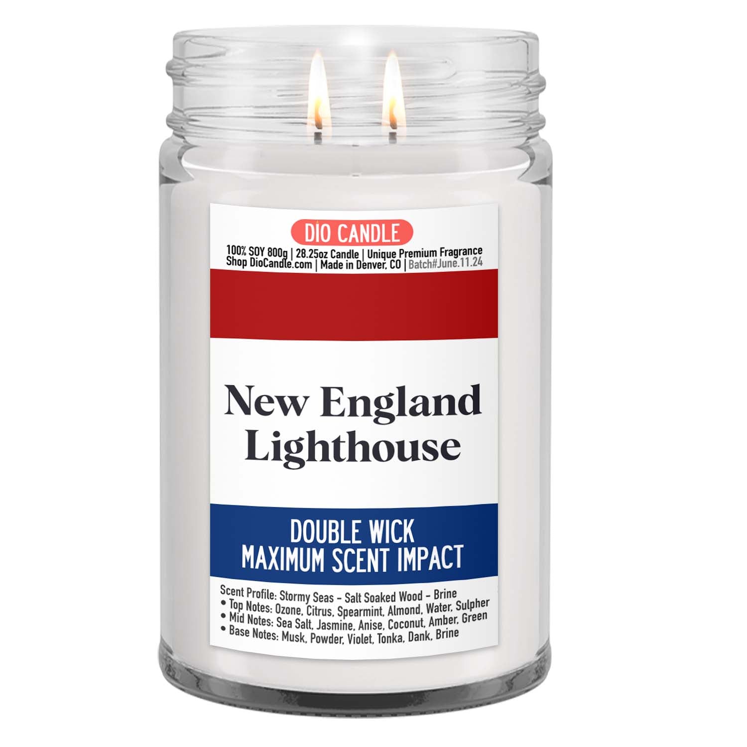 New England Lighthouse Candle