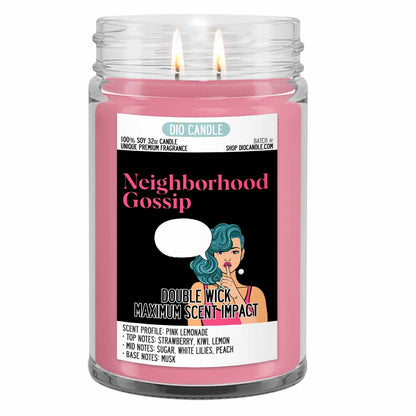 Neighborhood Gossip Candle