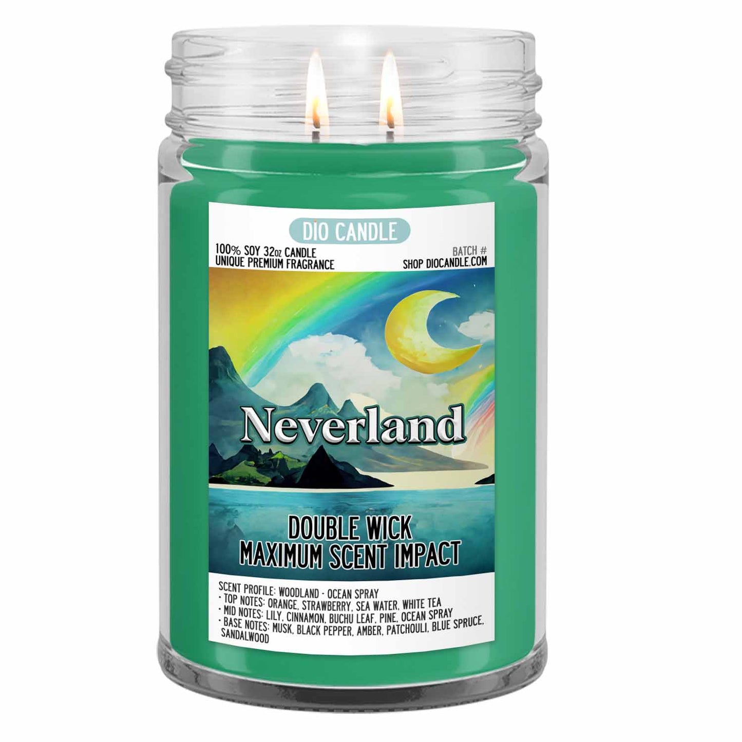 Never Never Land Candle