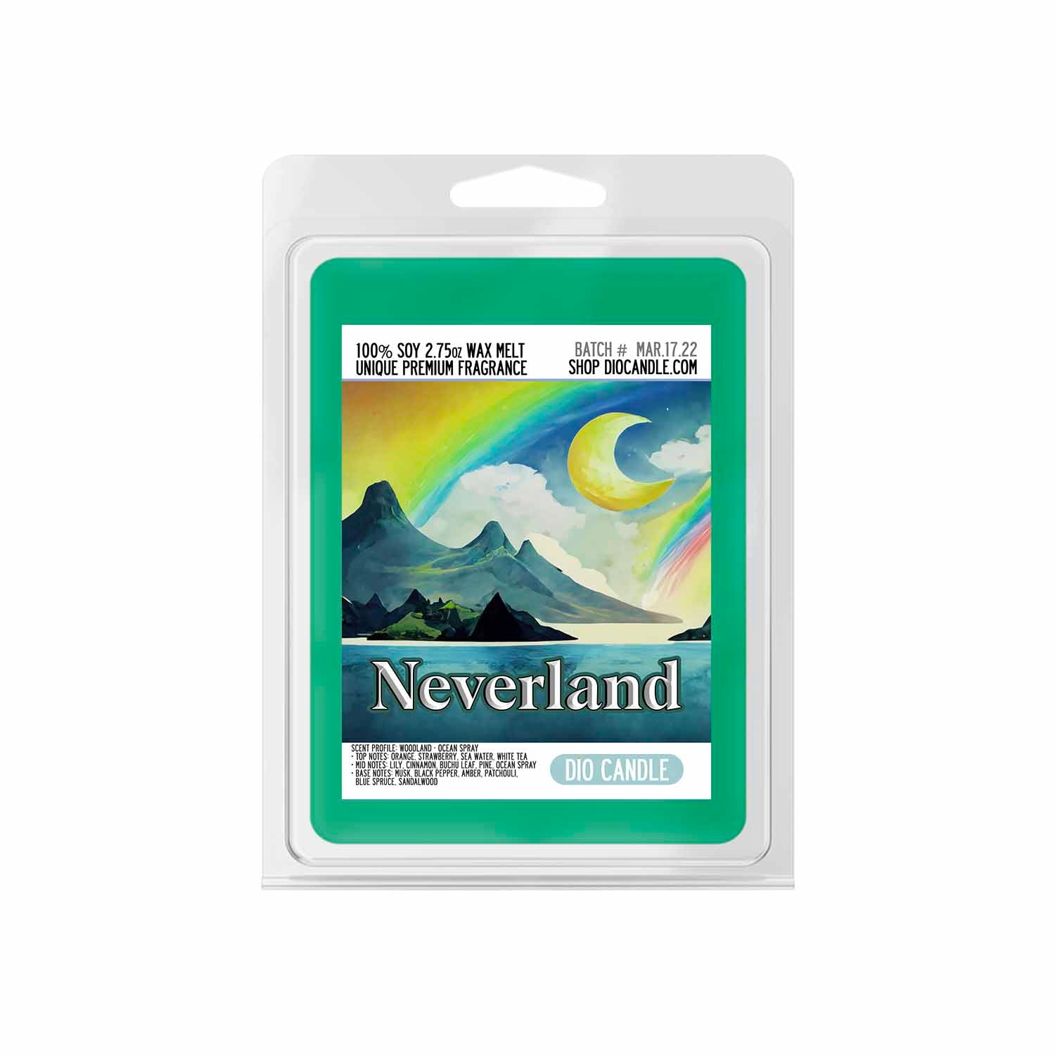 Never Never Land Candle