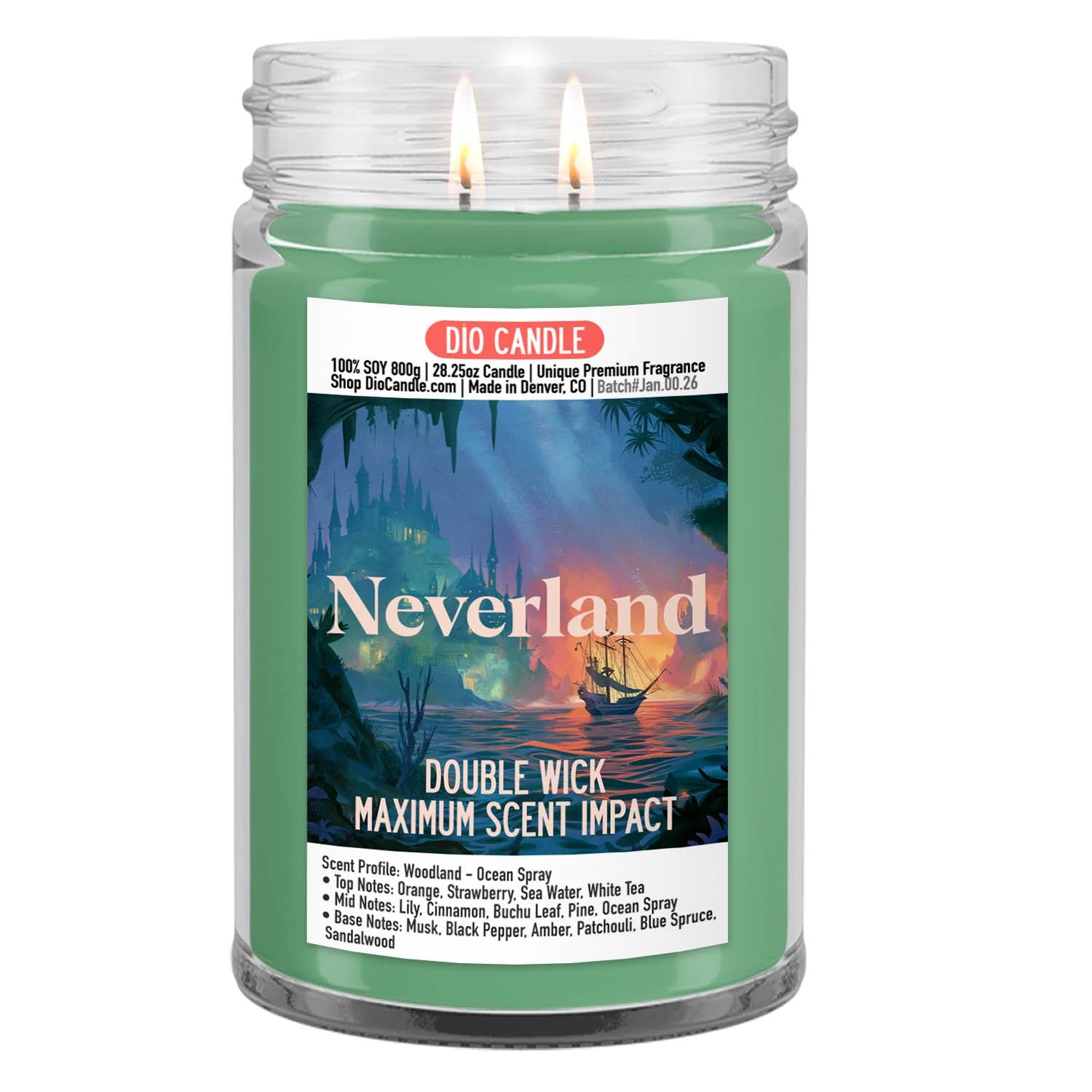 Never Never Land Candle