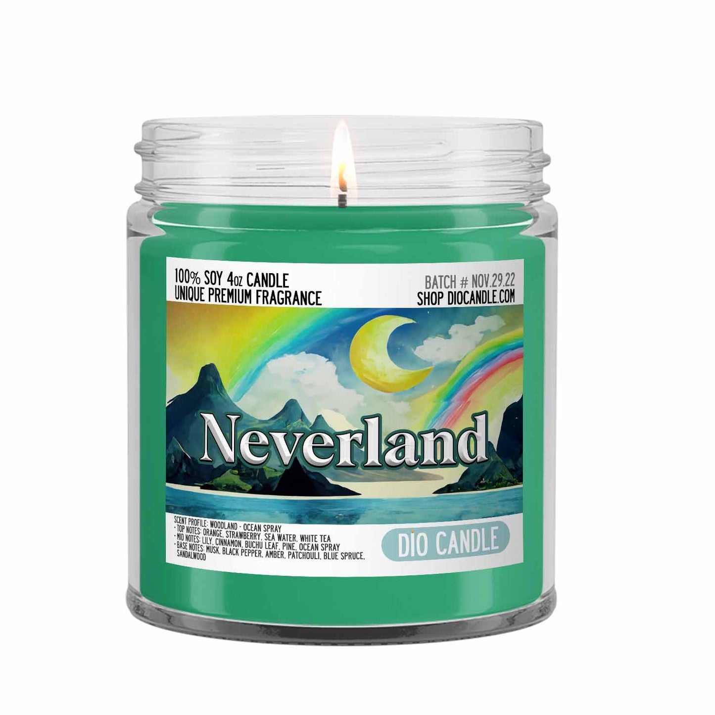 Never Never Land Candle