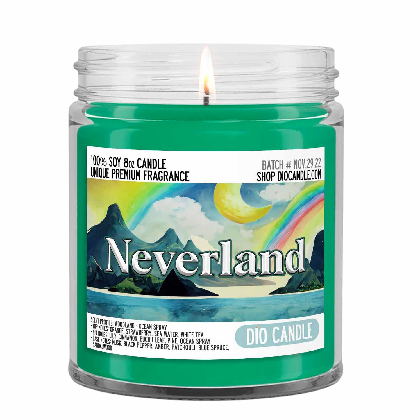 Never Never Land Candle