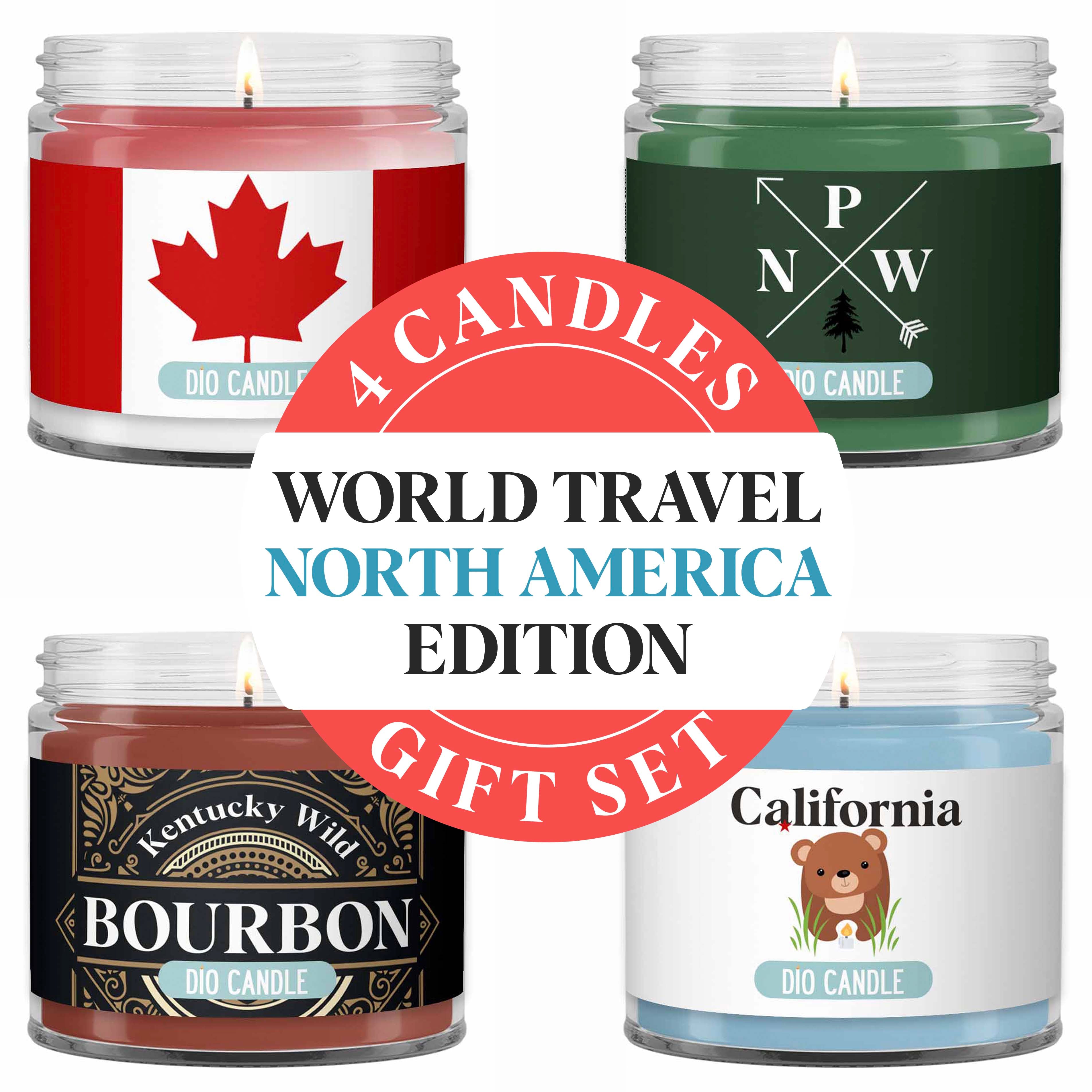 North American Candle Gift Set