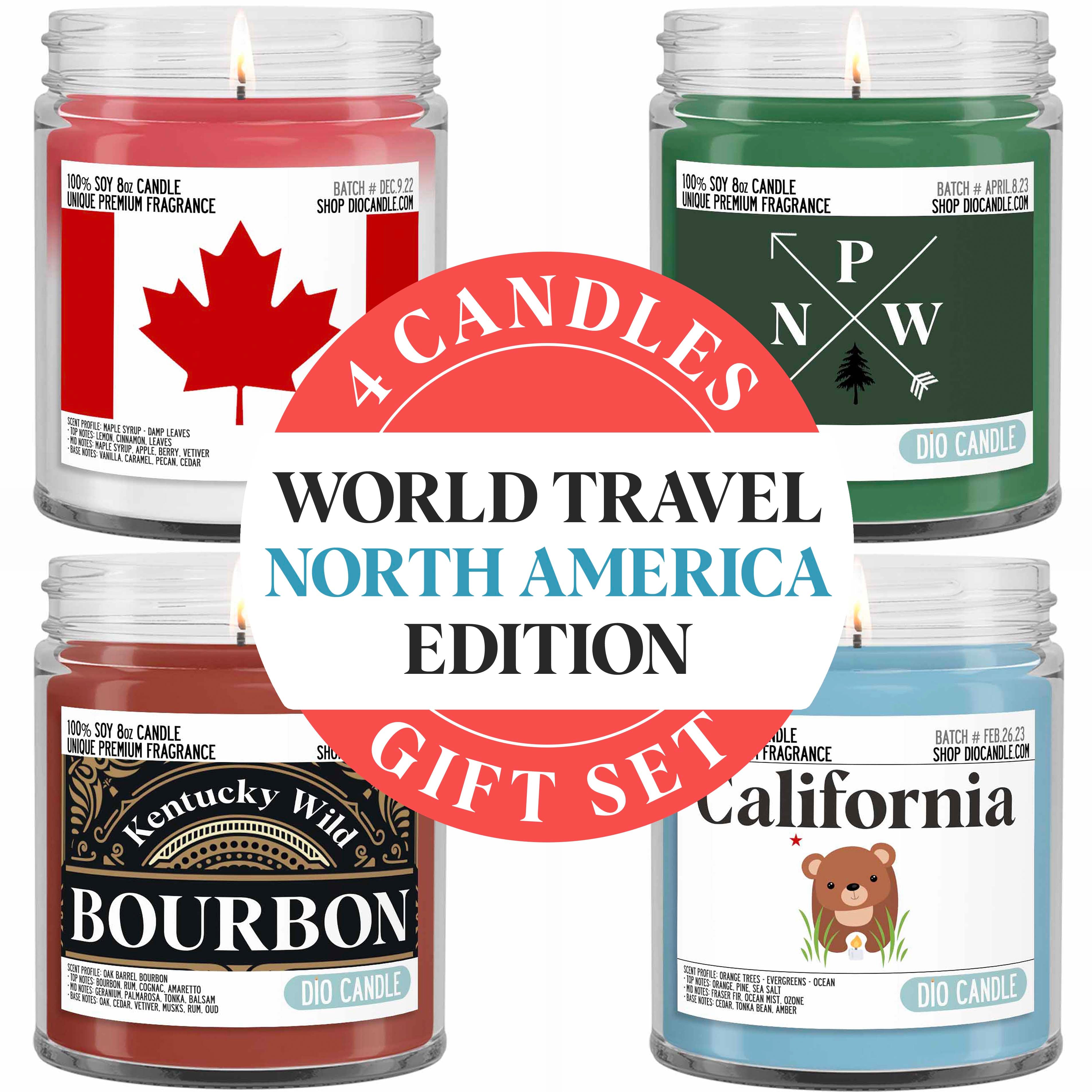 North American Candle Gift Set