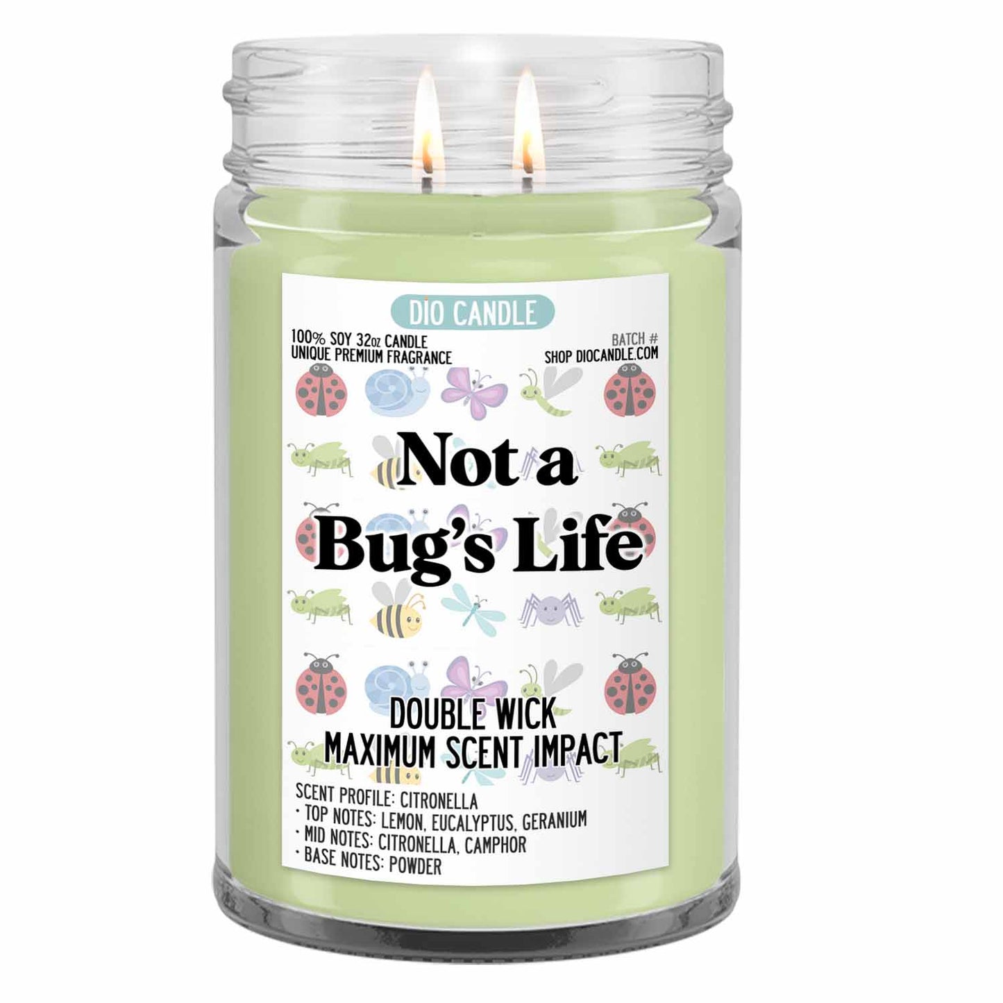 Not a Bug's Life Citronella Candle