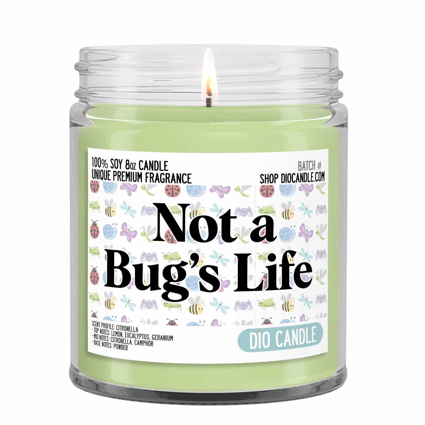 Not a Bug's Life Citronella Candle