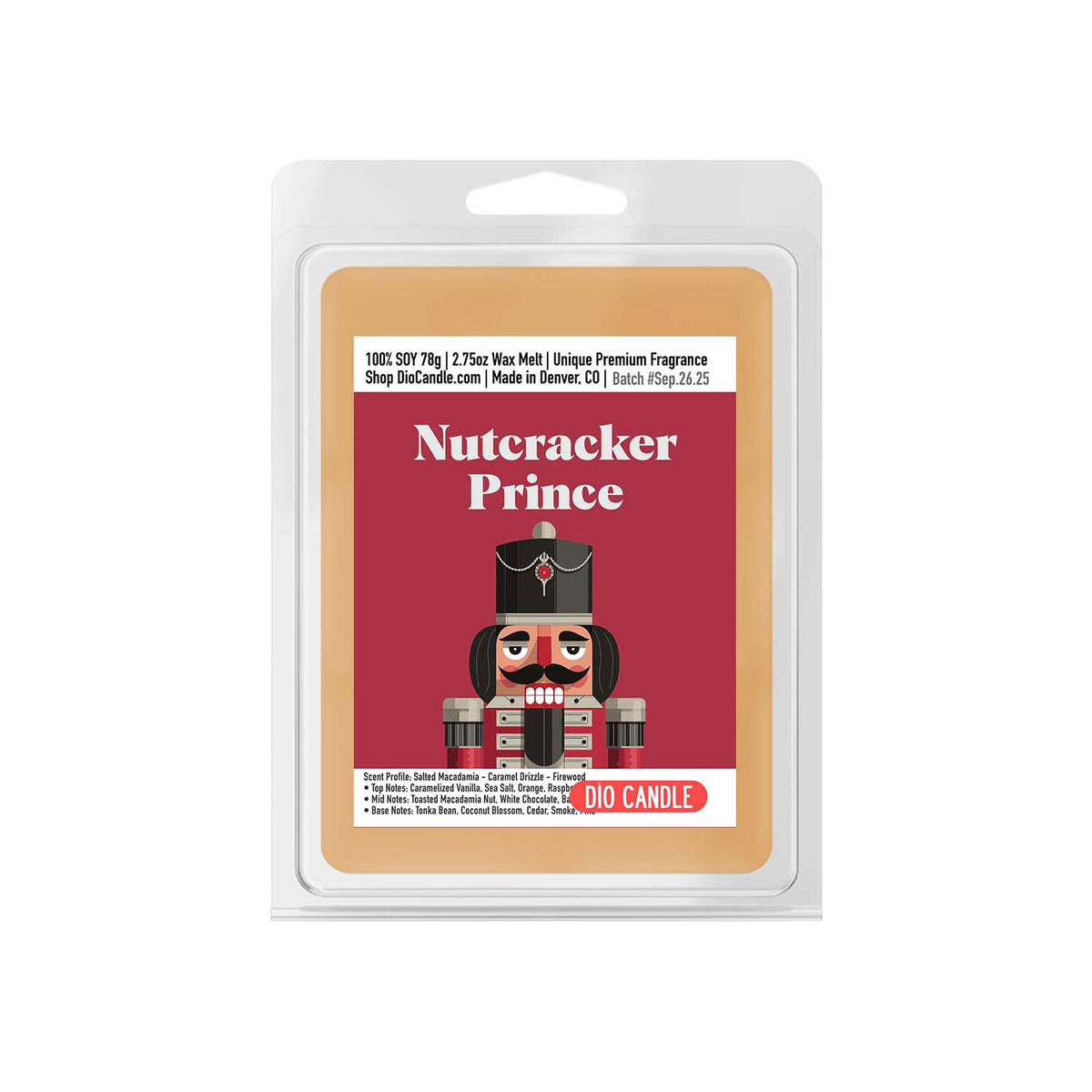 Nutcracker Prince Candle