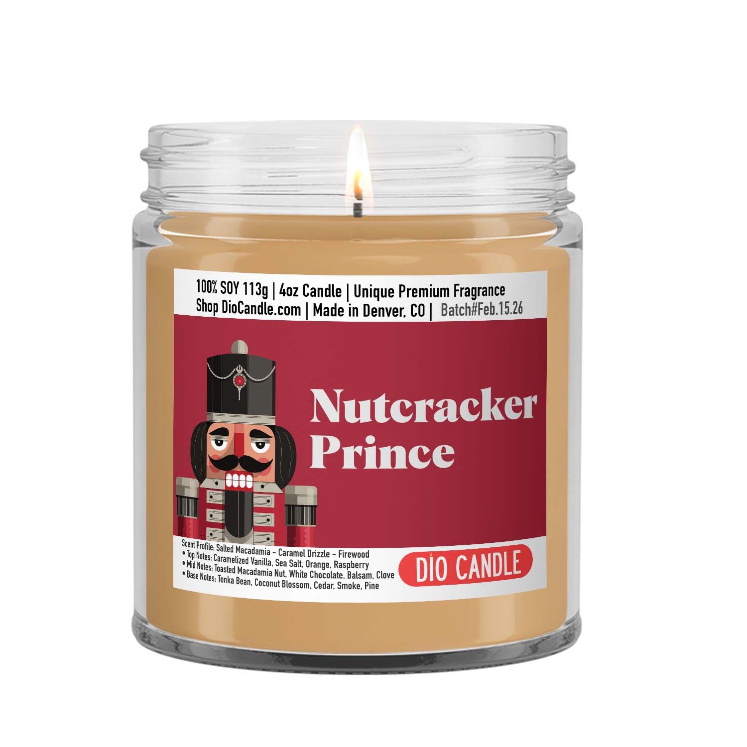 Nutcracker Prince Candle